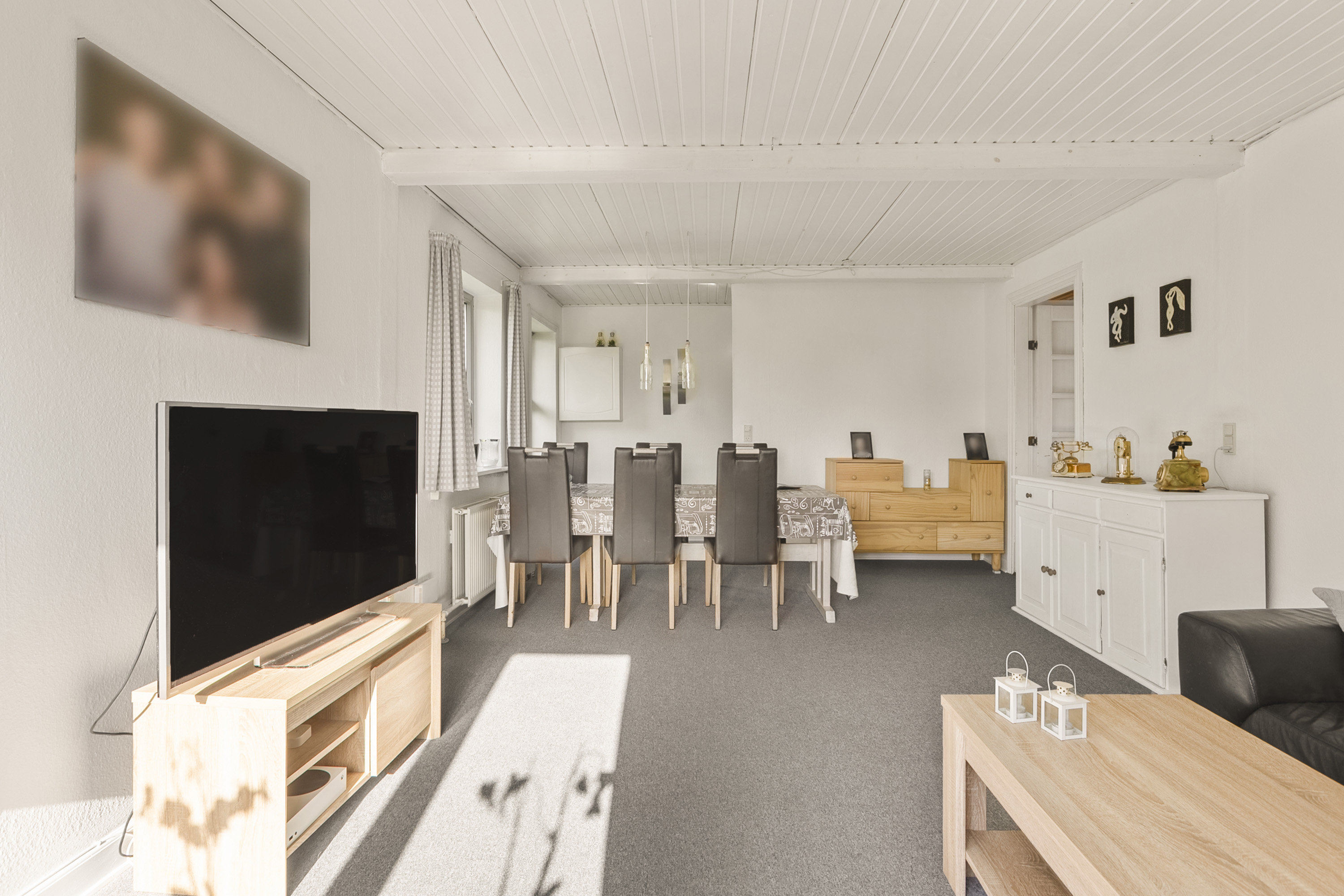 Fremhævet stue billede i fuldskærmstilstand. Billede af Vestertoft 10, Genner, 6230 Rødekro