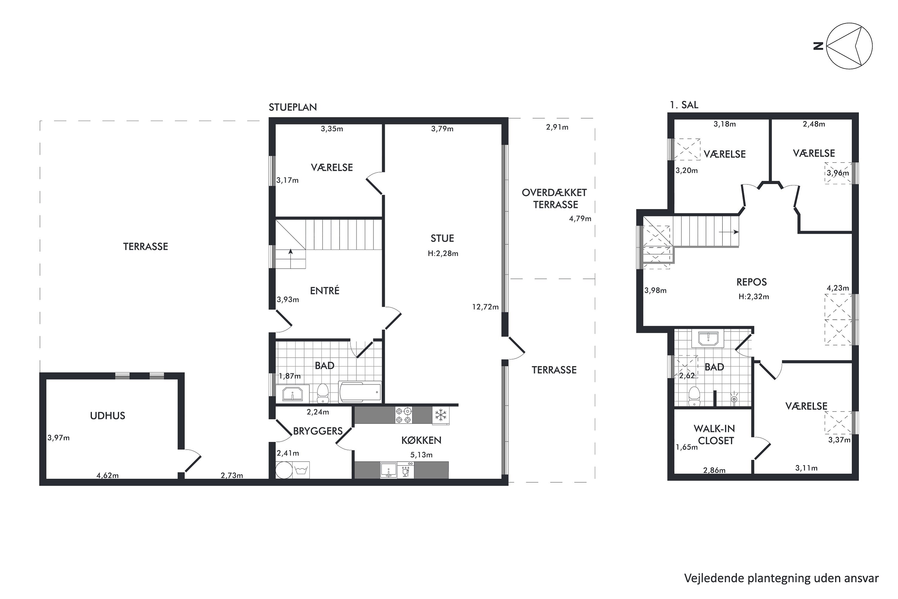 Plantegninger billede af Teglmarken 131, 8800 Viborg