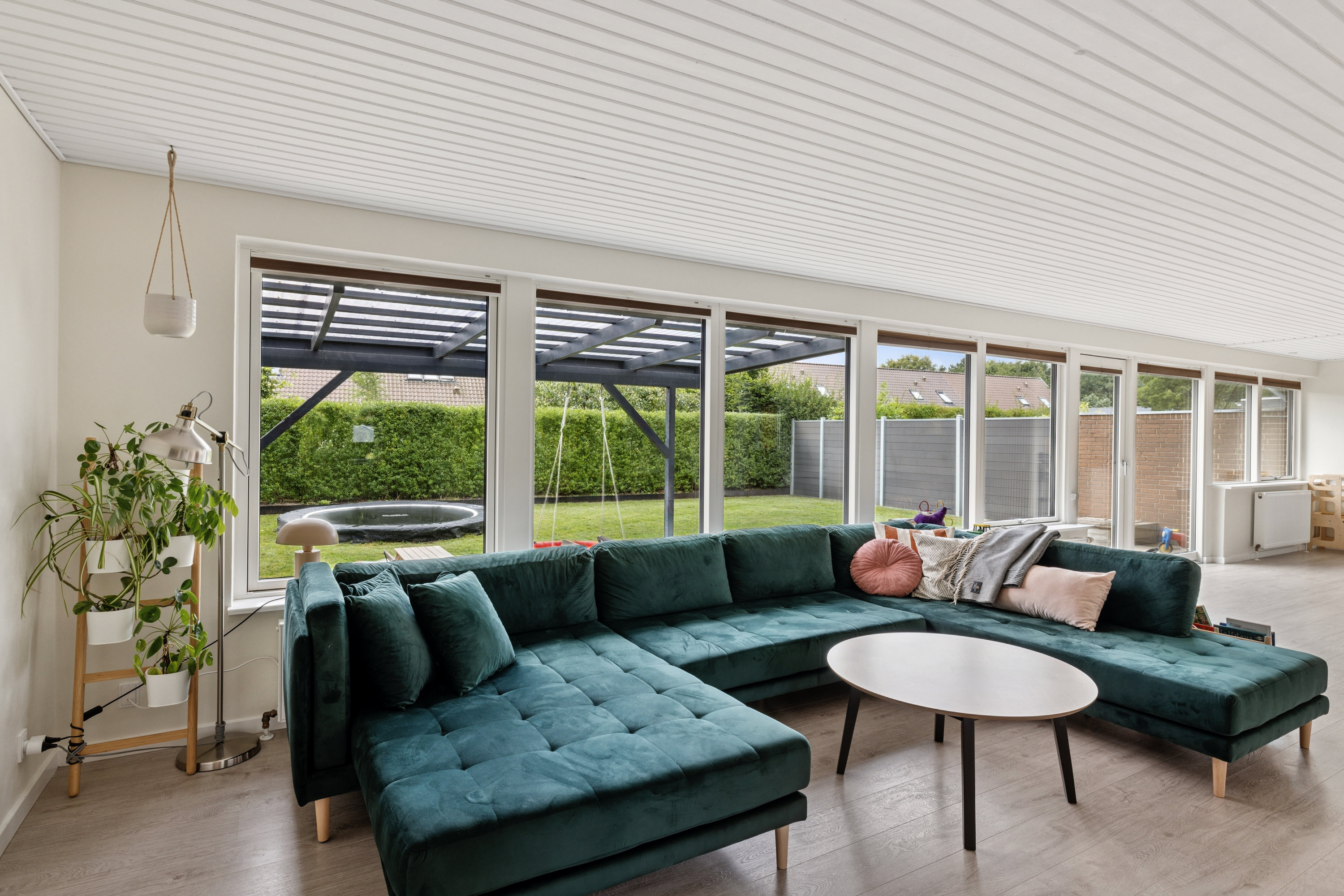 Fremhævet udestue billede i fuldskærmstilstand. Billede af Teglmarken 131, 8800 Viborg