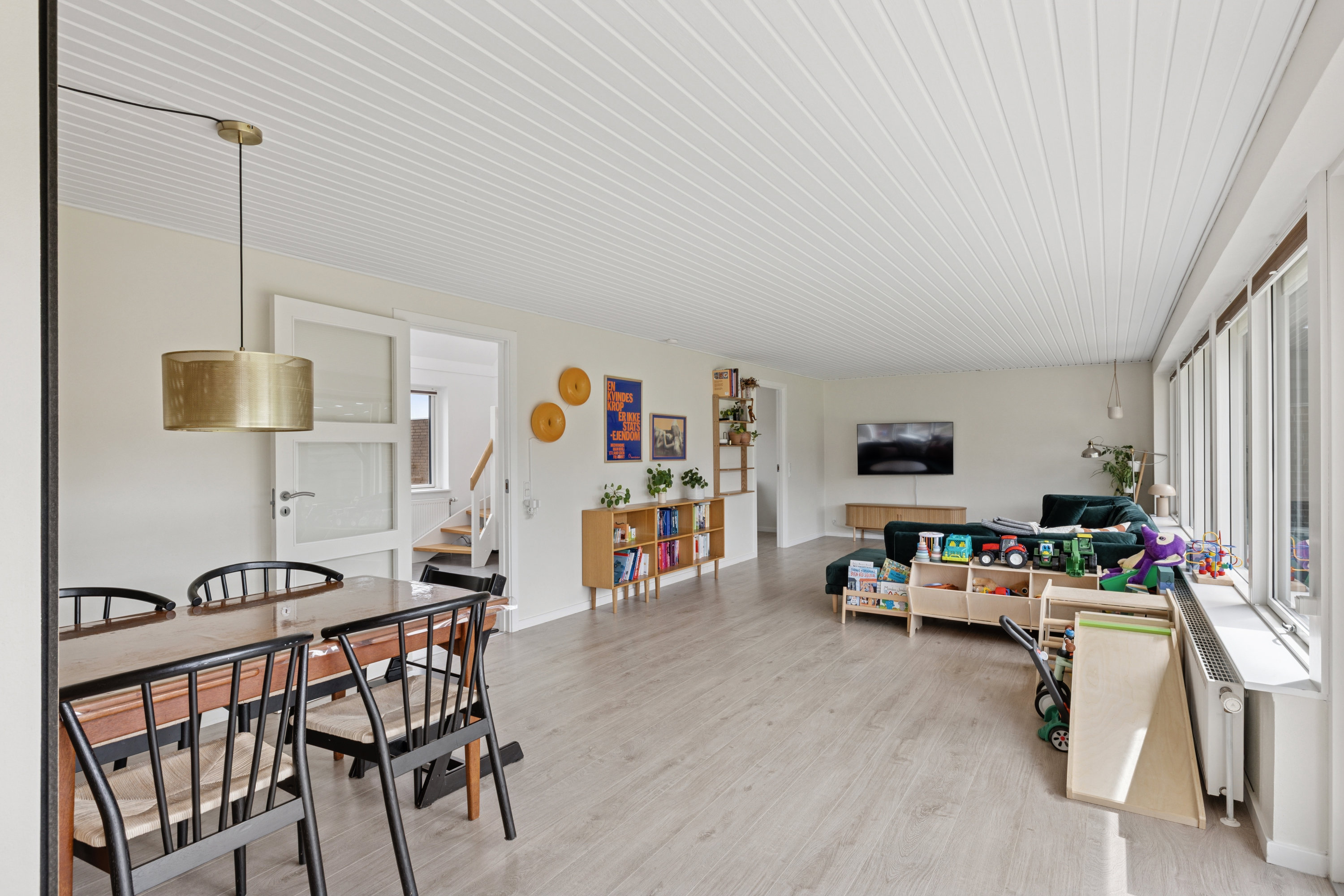 Fremhævet stue billede i fuldskærmstilstand. Billede af Teglmarken 131, 8800 Viborg