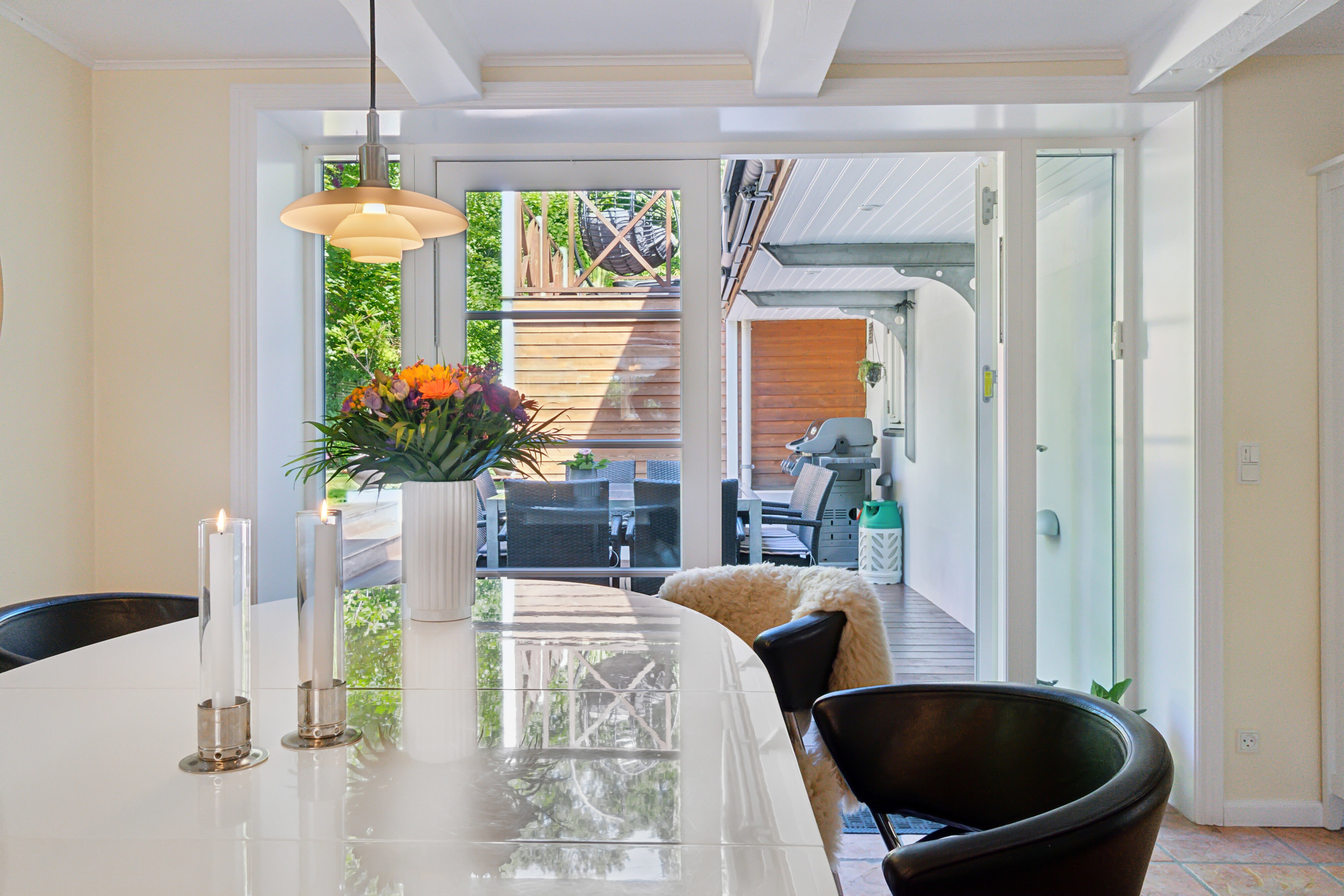 Fremhævet spisestue billede i fuldskærmstilstand. Billede af Nordskovvej 5, Rønne, 3700 Rønne