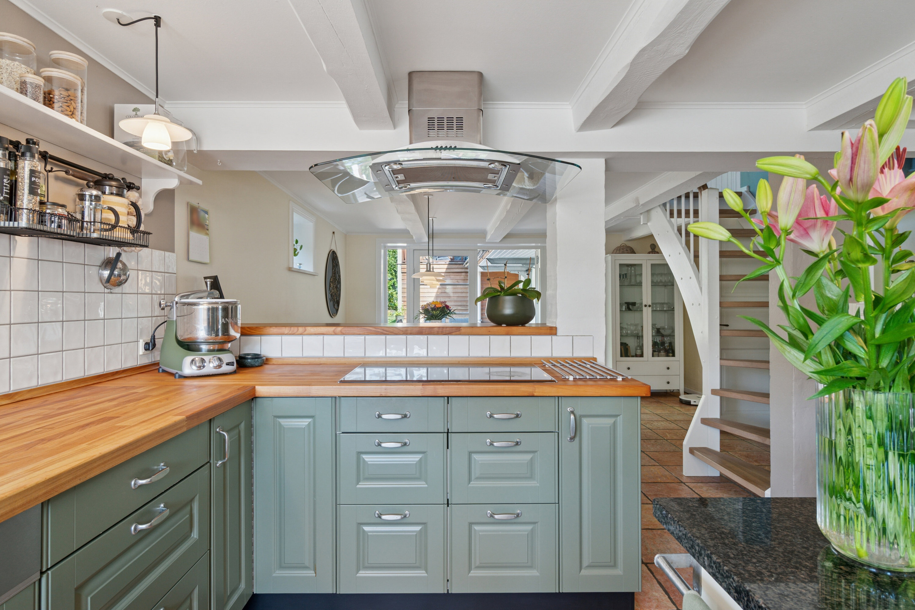 Fremhævet køkken billede i fuldskærmstilstand. Billede af Nordskovvej 5, Rønne, 3700 Rønne