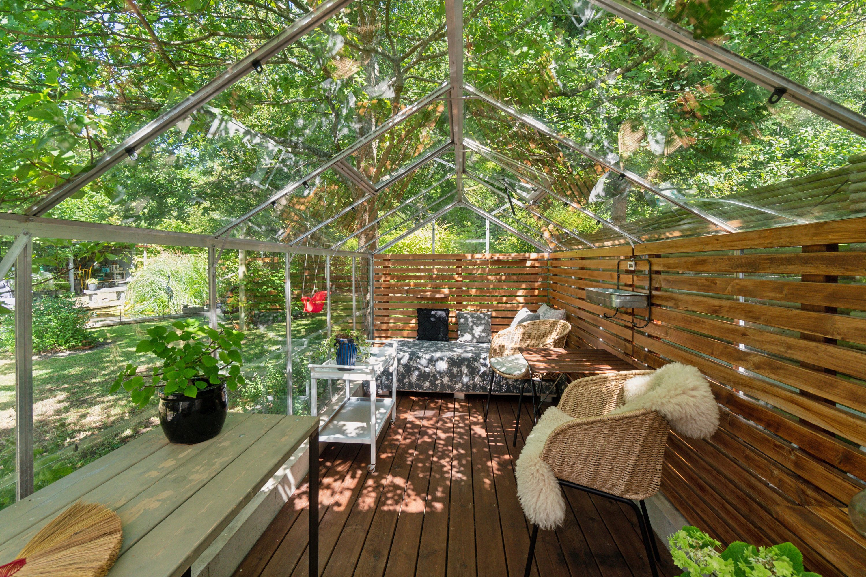 Fremhævet udestue billede i fuldskærmstilstand. Billede af Nordskovvej 5, Rønne, 3700 Rønne