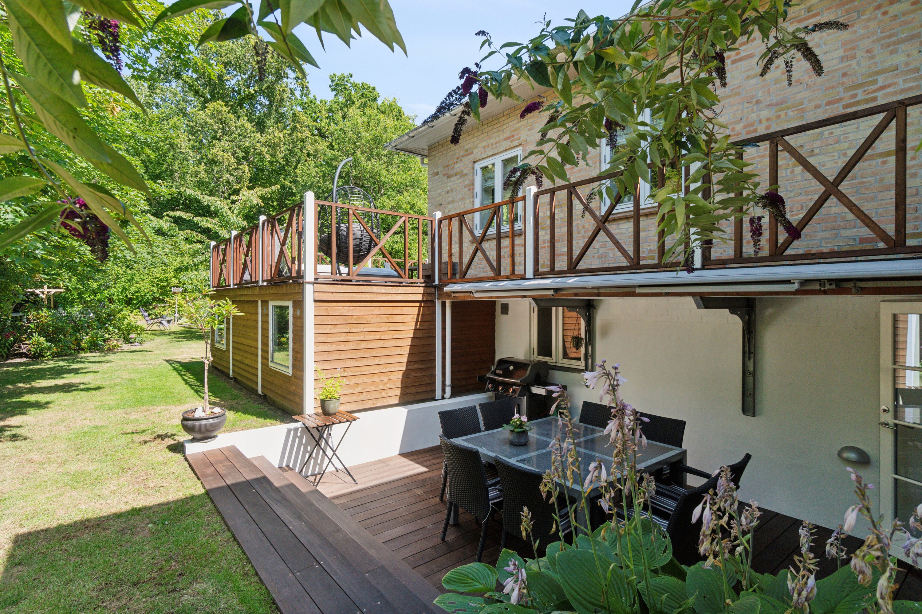 Miniaturebillede 1: overdækket terrasse. Billede af Nordskovvej 5, Rønne, 3700 Rønne