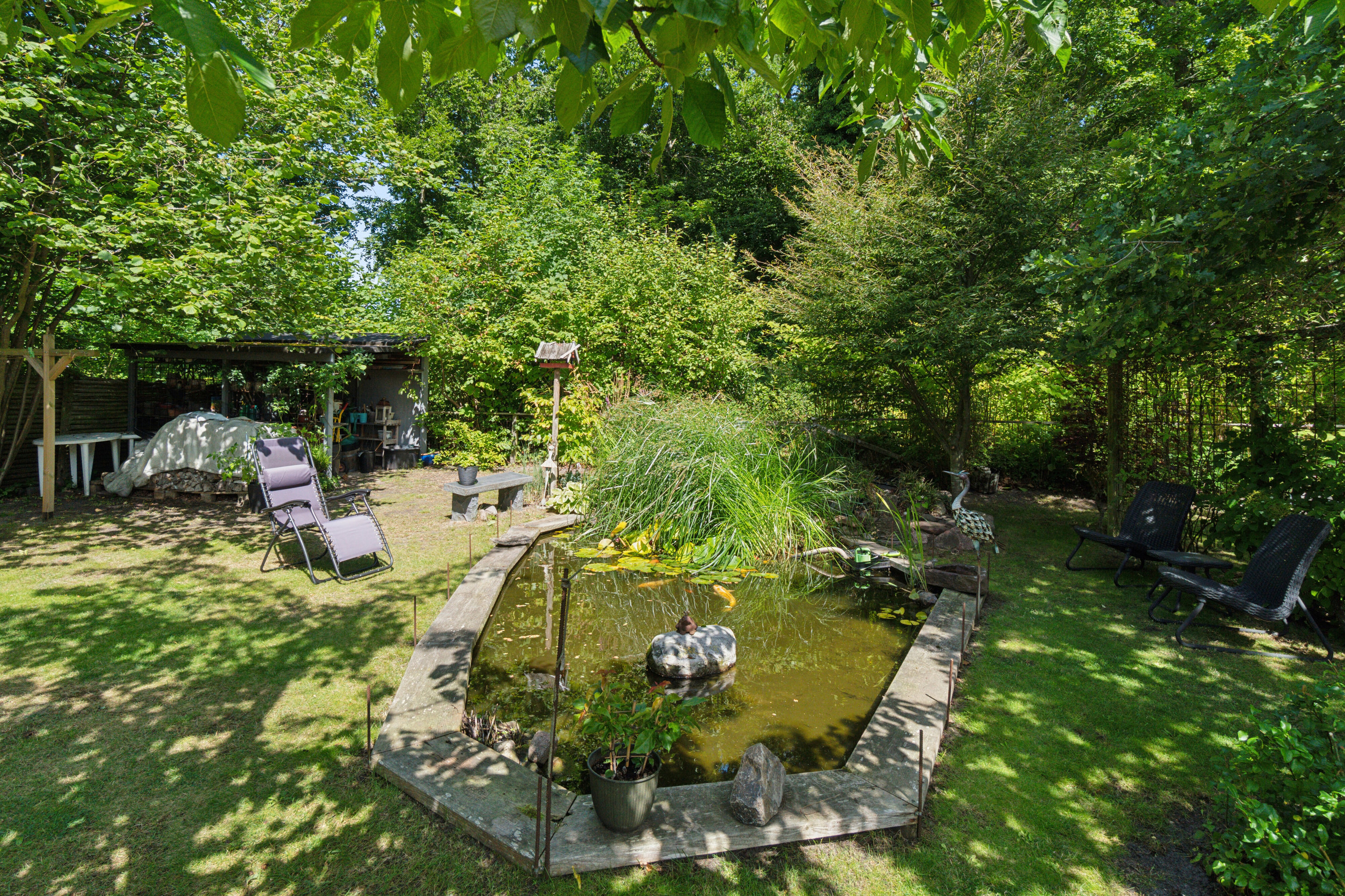 Fremhævet terrasse billede i fuldskærmstilstand. Billede af Nordskovvej 5, Rønne, 3700 Rønne