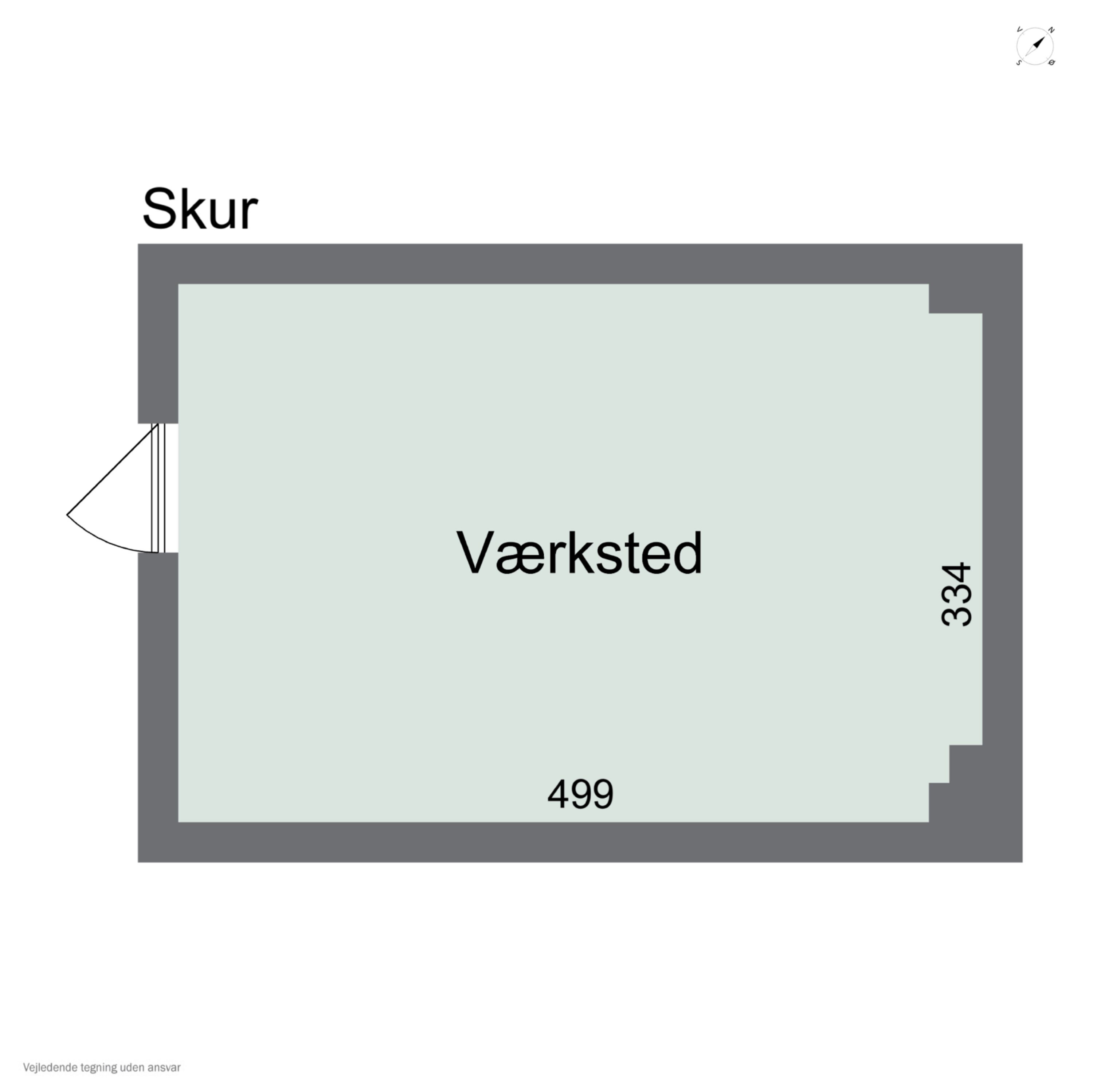 Plantegninger billede af Nordskovvej 5, Rønne, 3700 Rønne