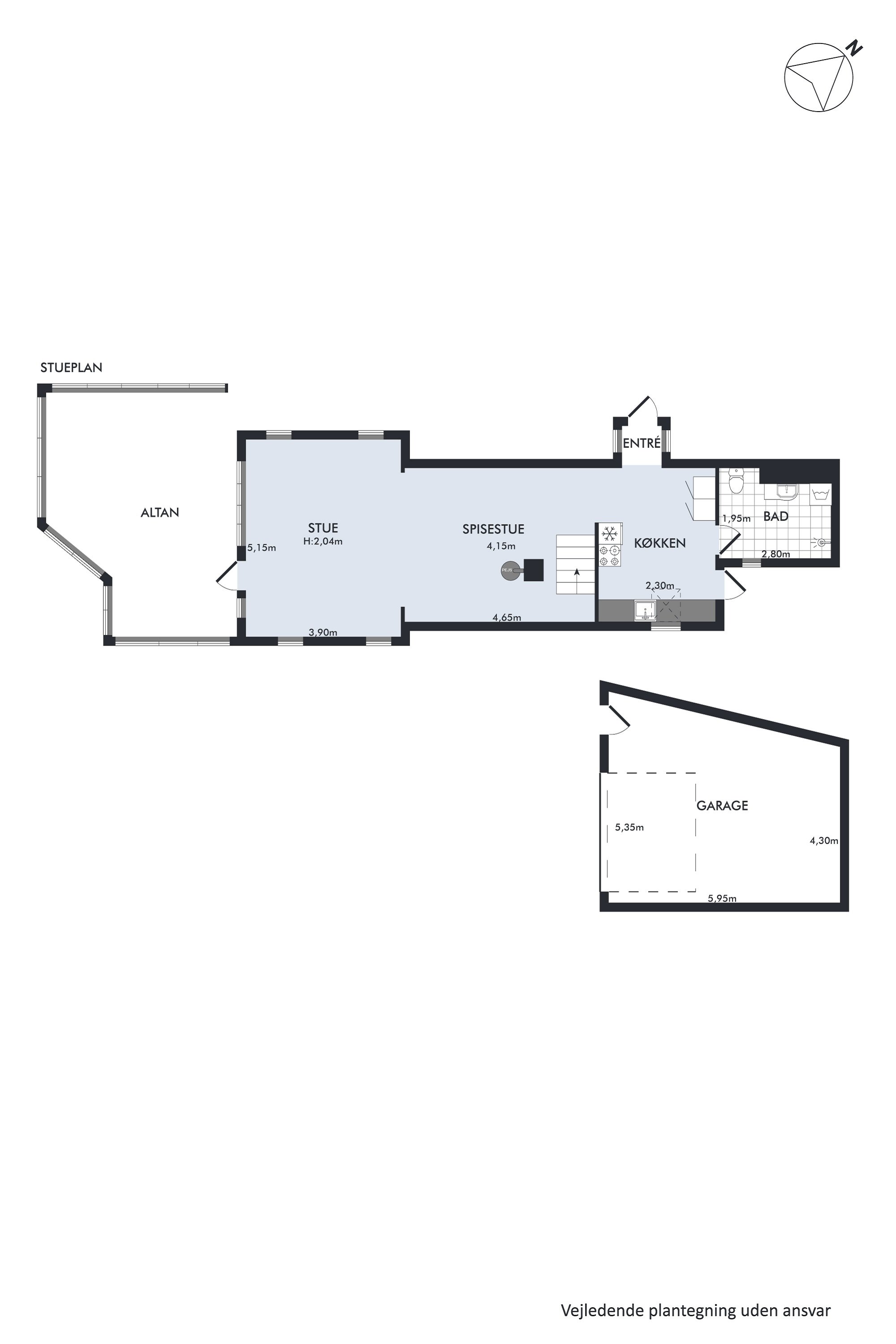 Plantegninger billede af Rylevej 4, Hjarbæk, 8831 Løgstrup