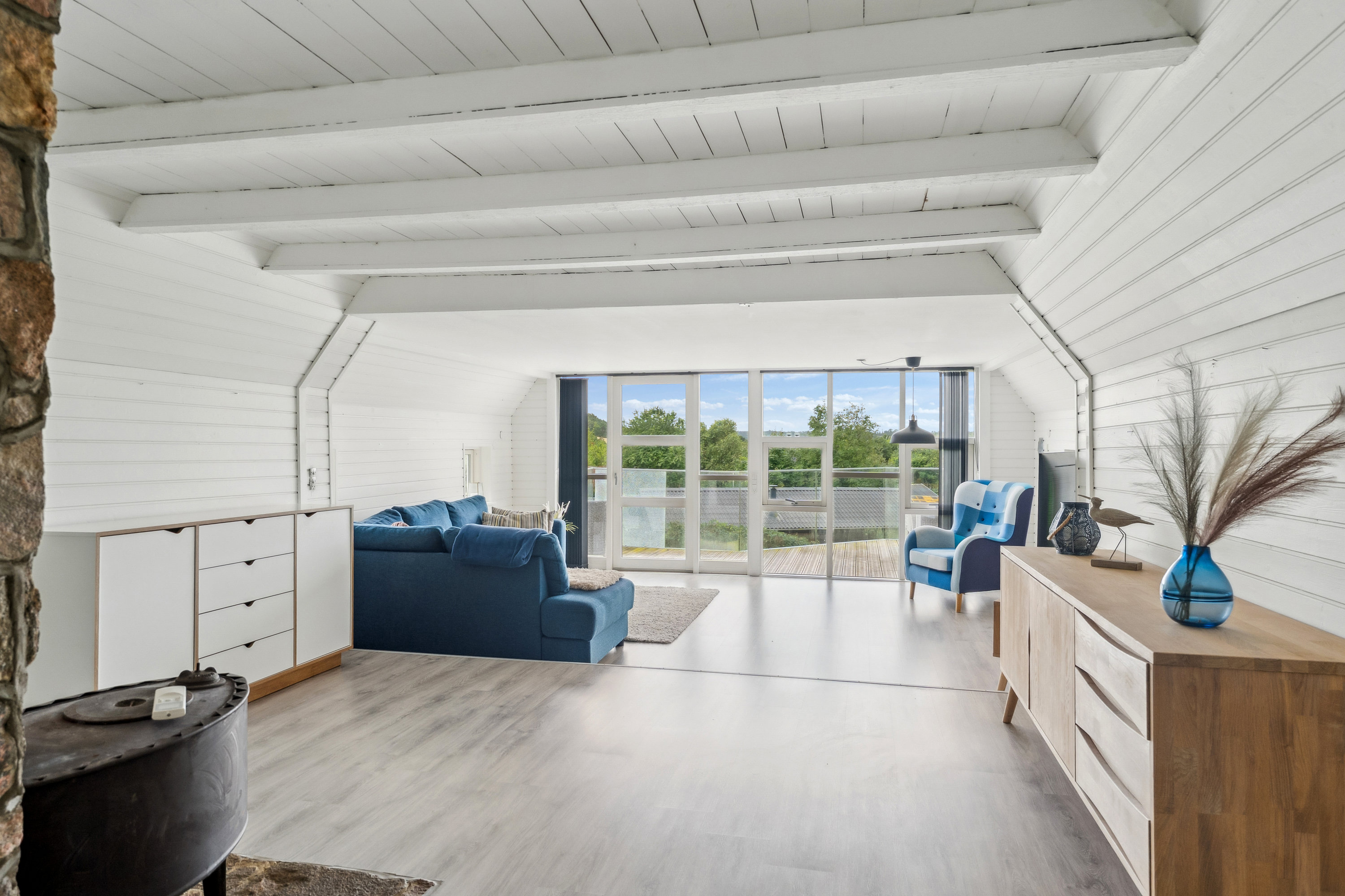 Fremhævet stue billede i fuldskærmstilstand. Billede af Rylevej 4, Hjarbæk, 8831 Løgstrup