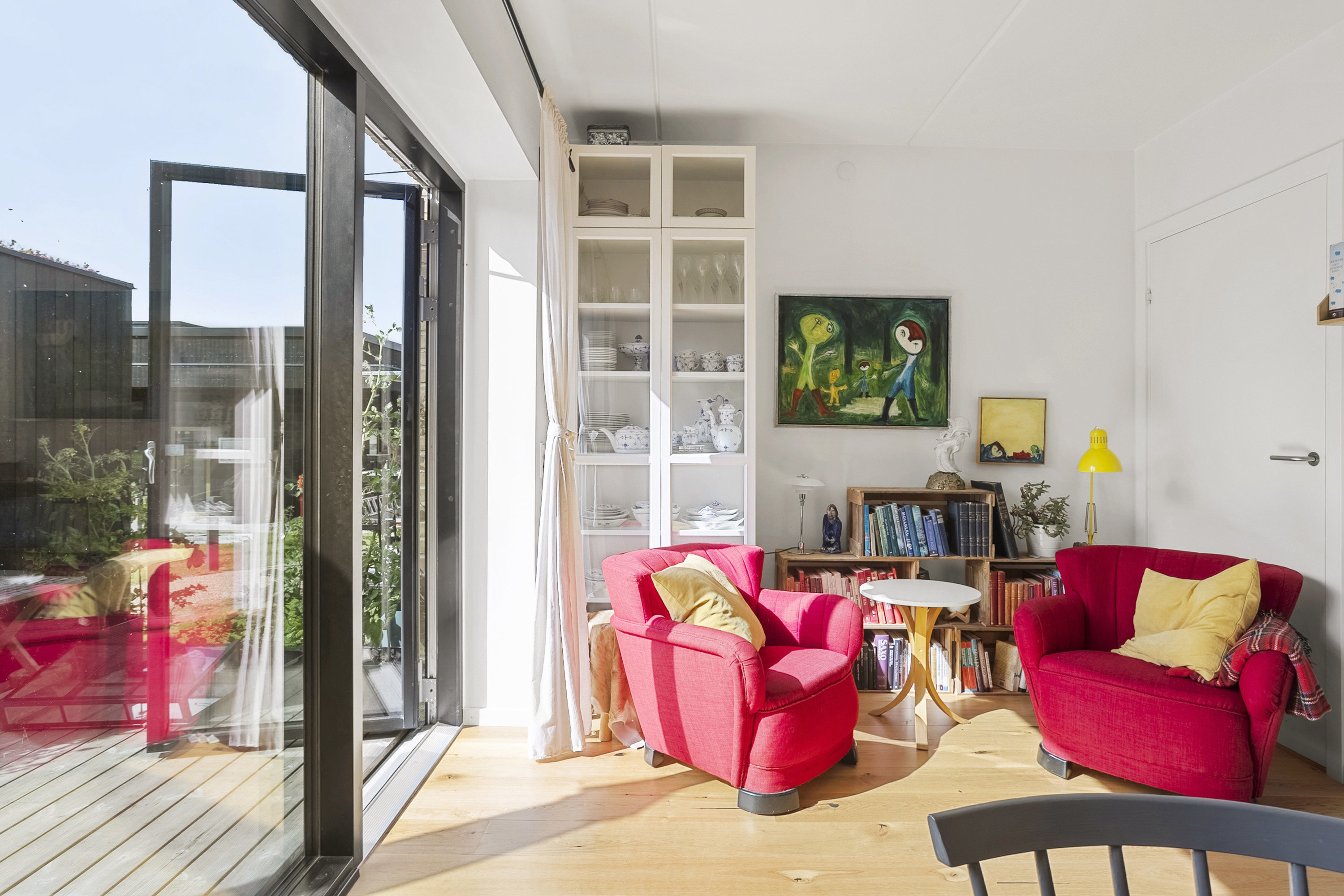 Fremhævet stue billede i fuldskærmstilstand. Billede af Bodil Lindorffs Gade 48, Lisbjerg, 8200 Aarhus N