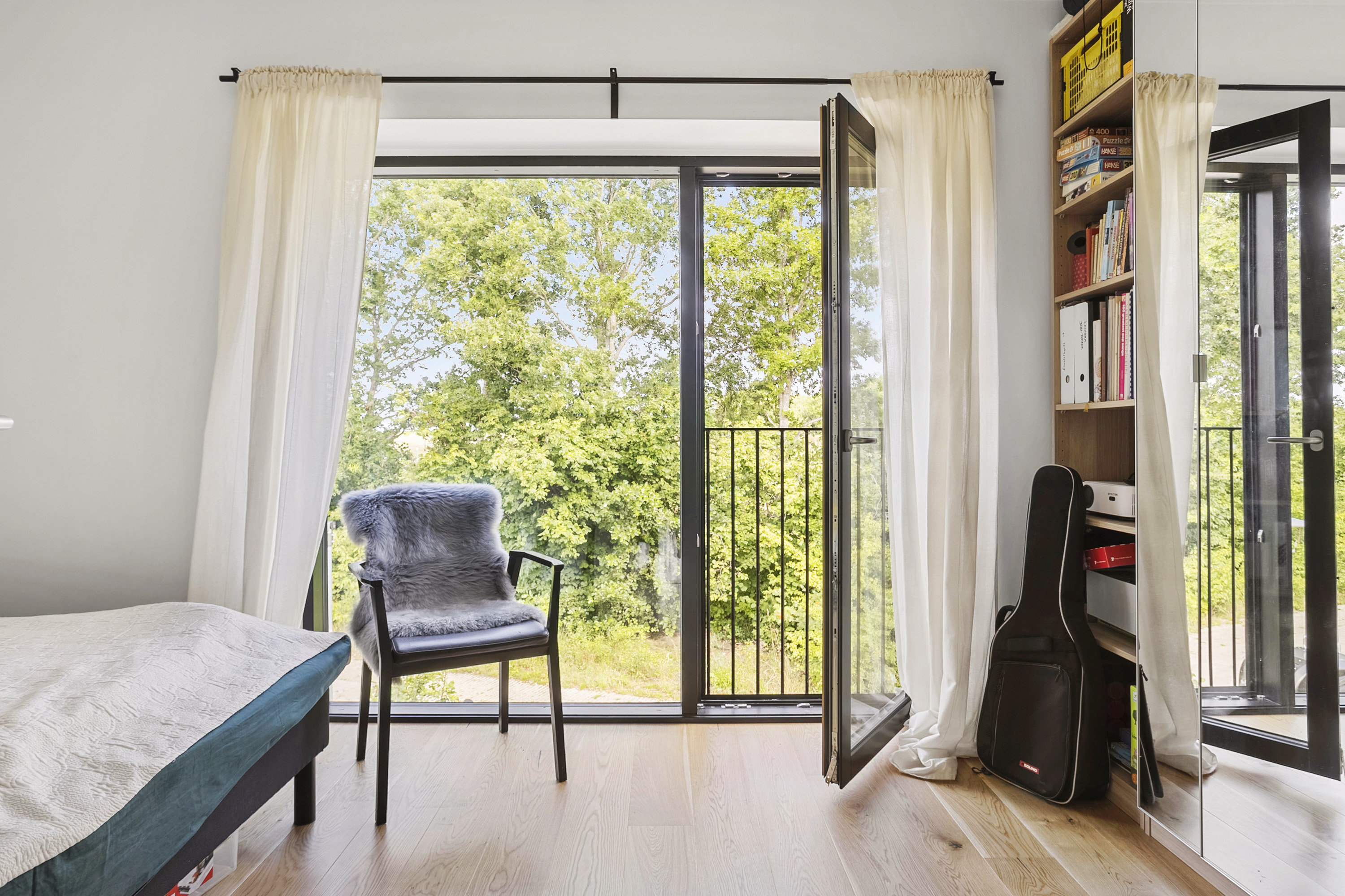 Fremhævet soveværelse billede i fuldskærmstilstand. Billede af Bodil Lindorffs Gade 48, Lisbjerg, 8200 Aarhus N