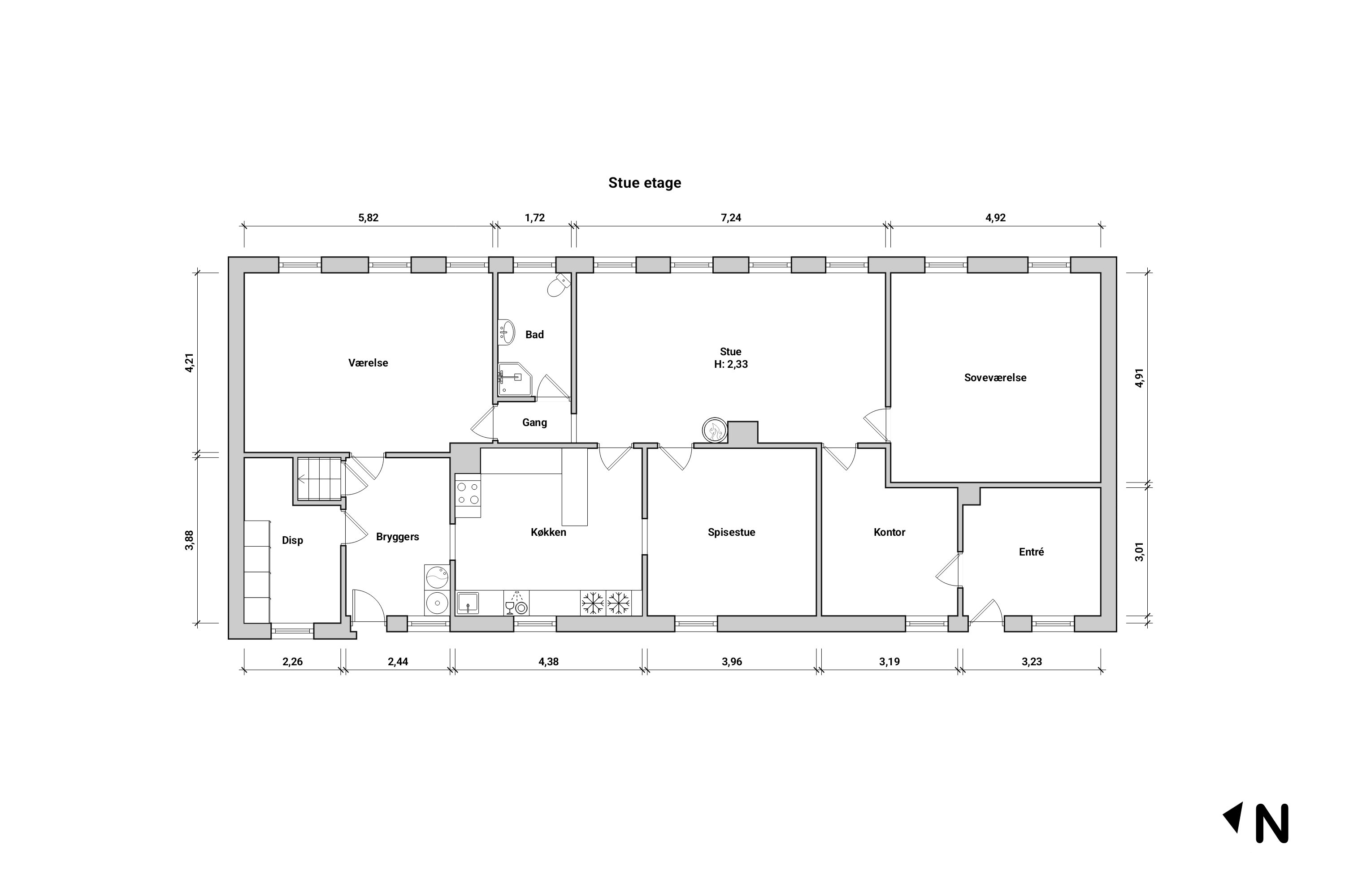 Plantegninger billede af Majbøllevej 20, 4862 Guldborg