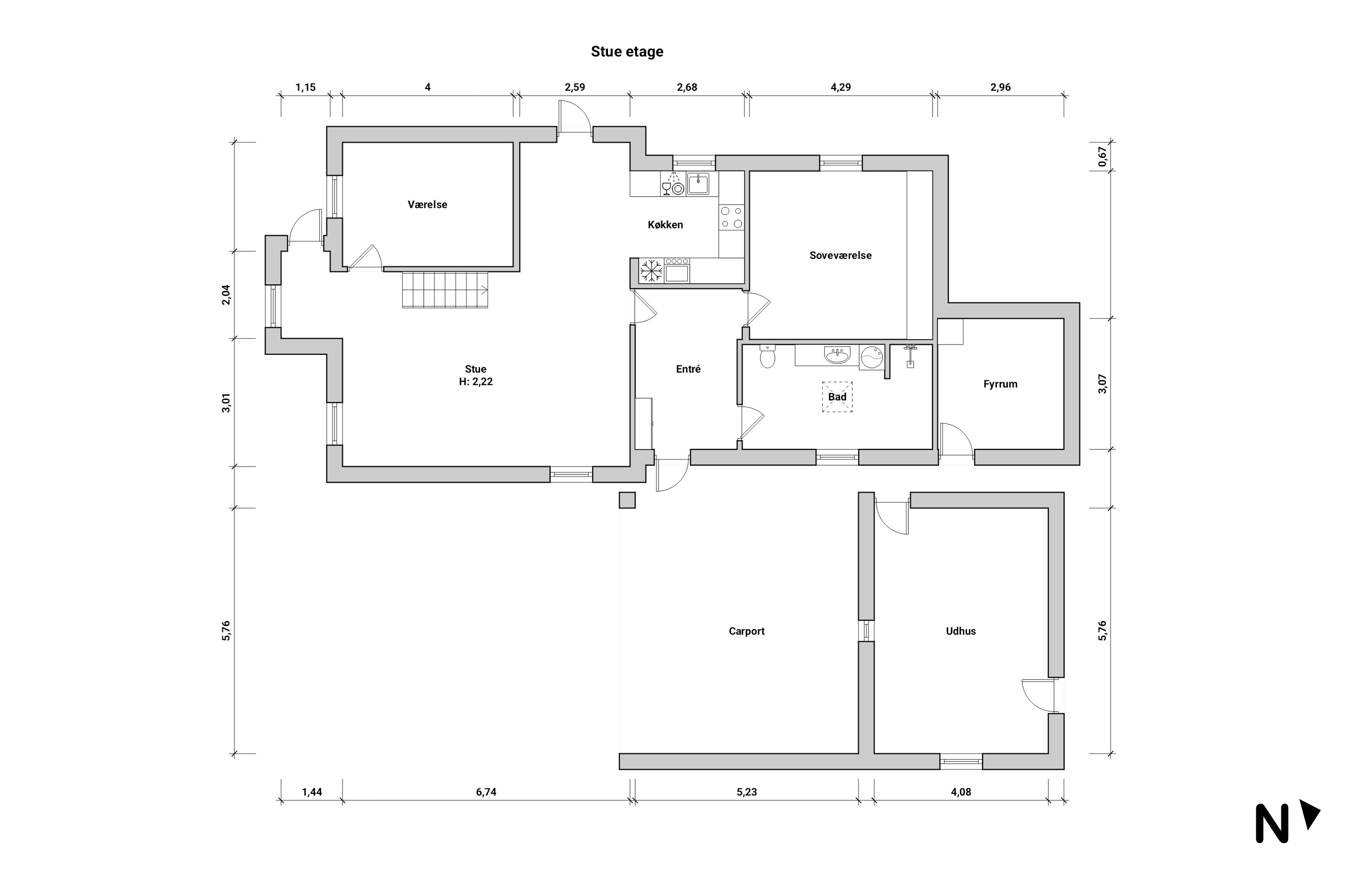 Plantegninger billede af Østersøvej 47, 4872 Idestrup