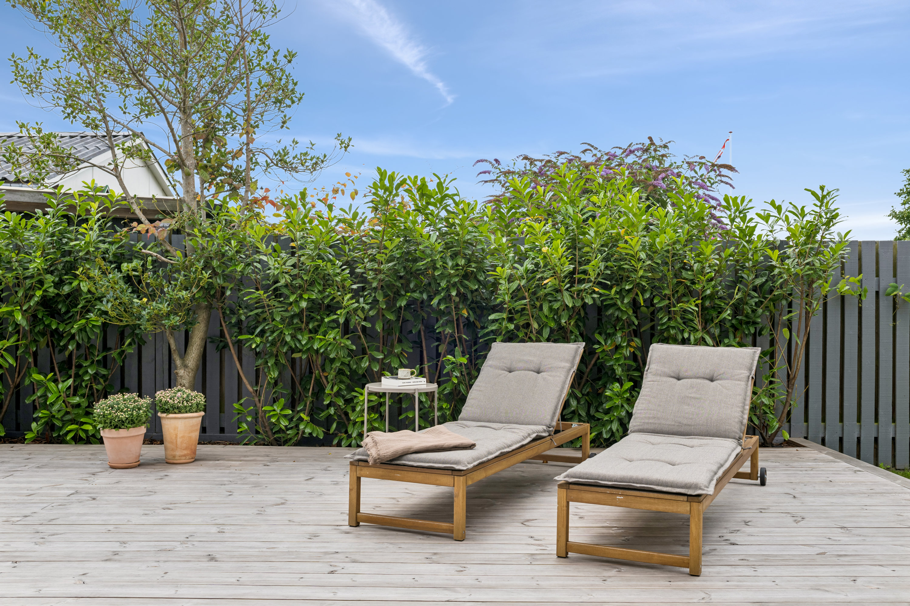 Fremhævet terrasse billede i fuldskærmstilstand. Billede af Solvænget 31, 2791 Dragør