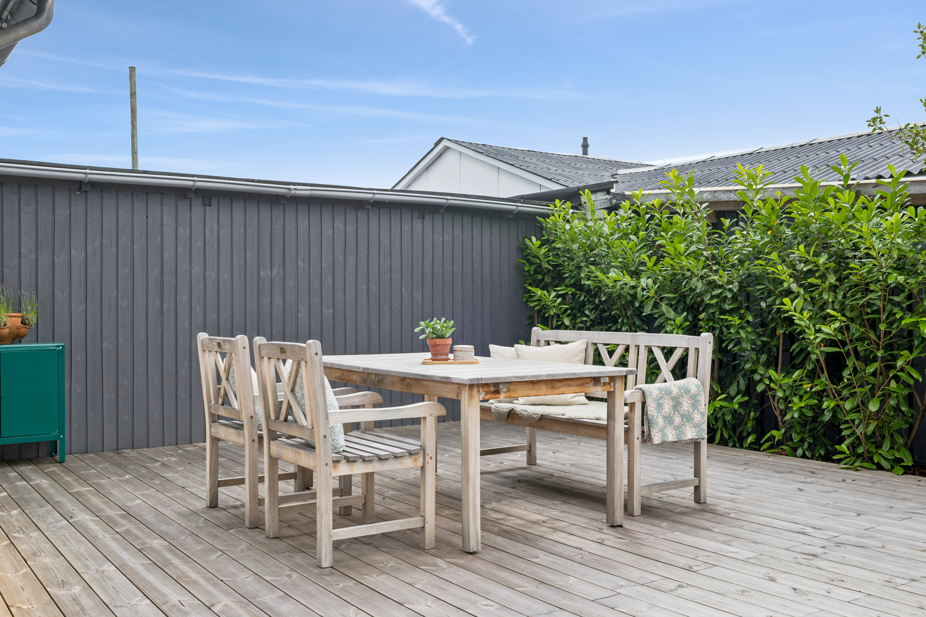 Fremhævet terrasse billede i fuldskærmstilstand. Billede af Solvænget 31, 2791 Dragør