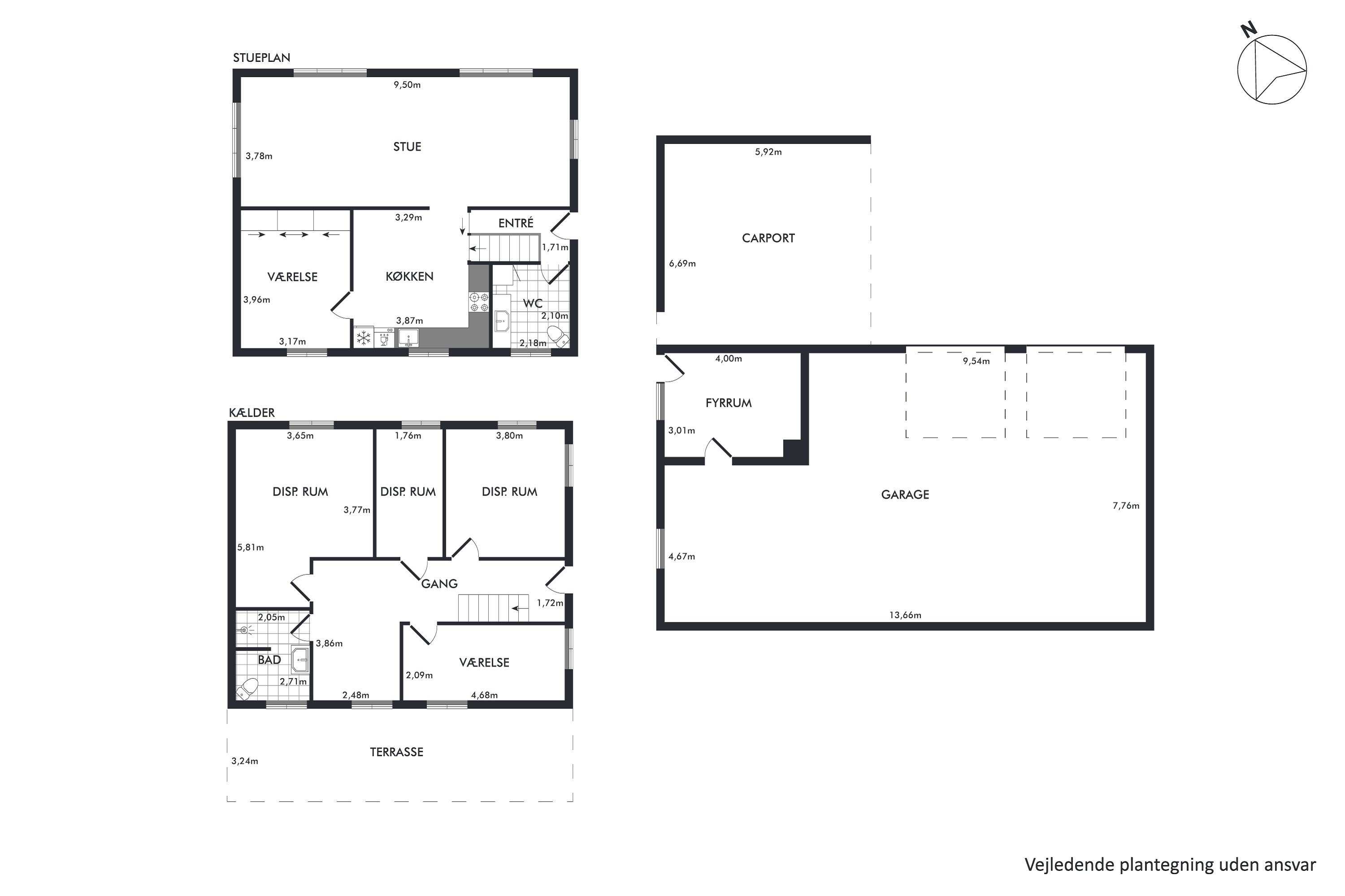 Plantegninger billede af Virksundvej 79, 8831 Løgstrup
