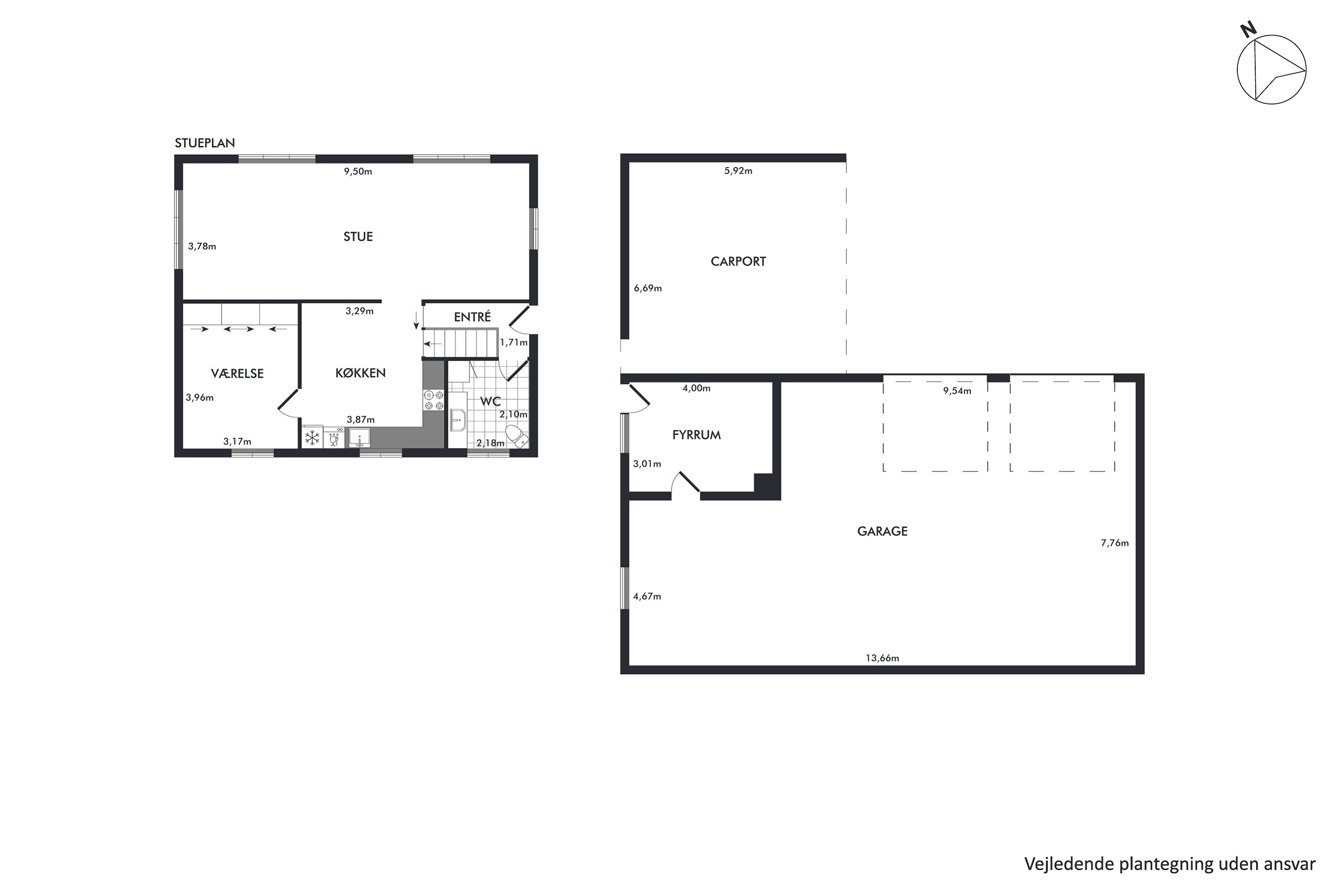 Plantegninger billede af Virksundvej 79, 8831 Løgstrup