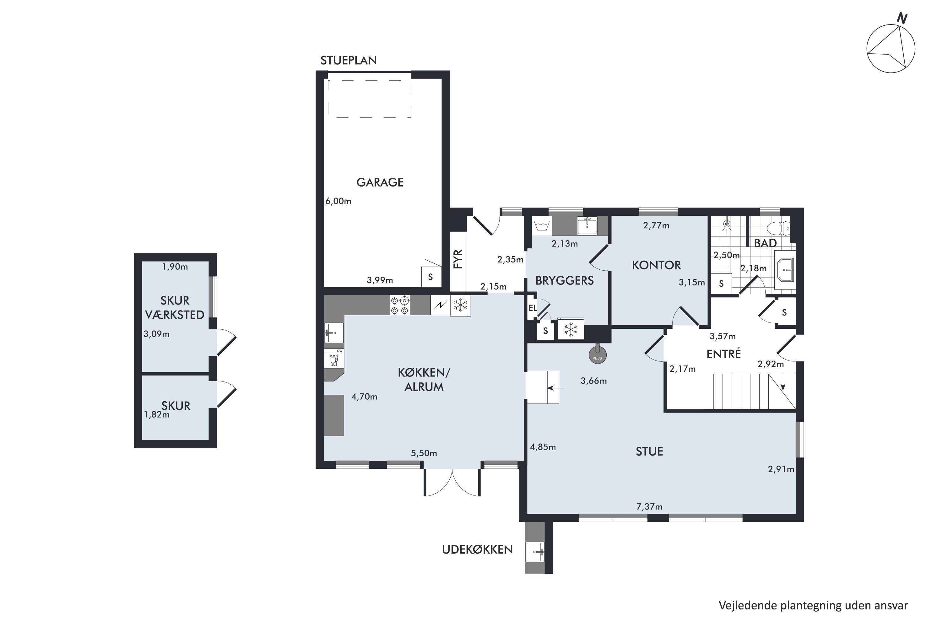 Plantegninger billede af Køllegårdsvej 36, 2730 Herlev