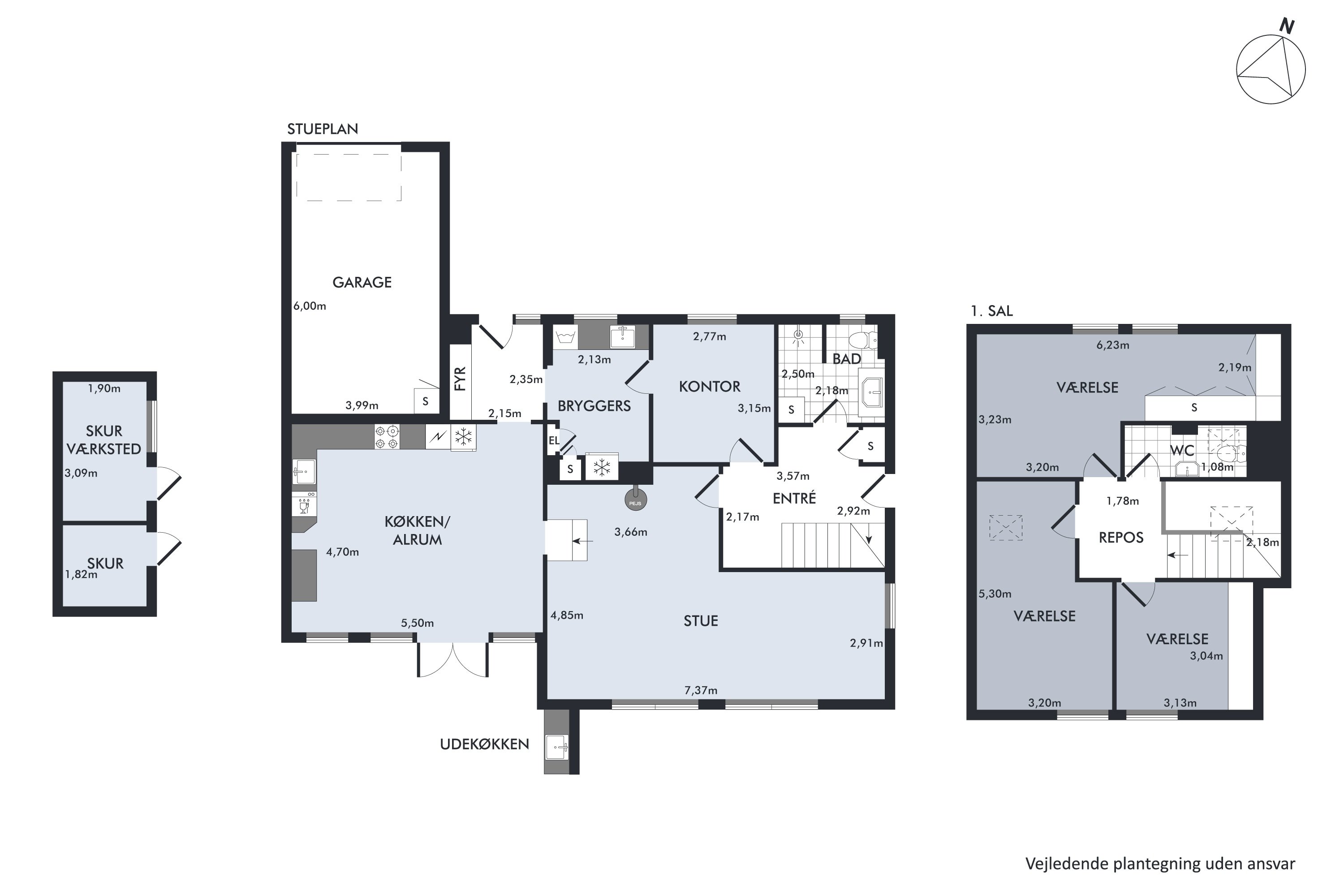 Plantegninger billede af Køllegårdsvej 36, 2730 Herlev