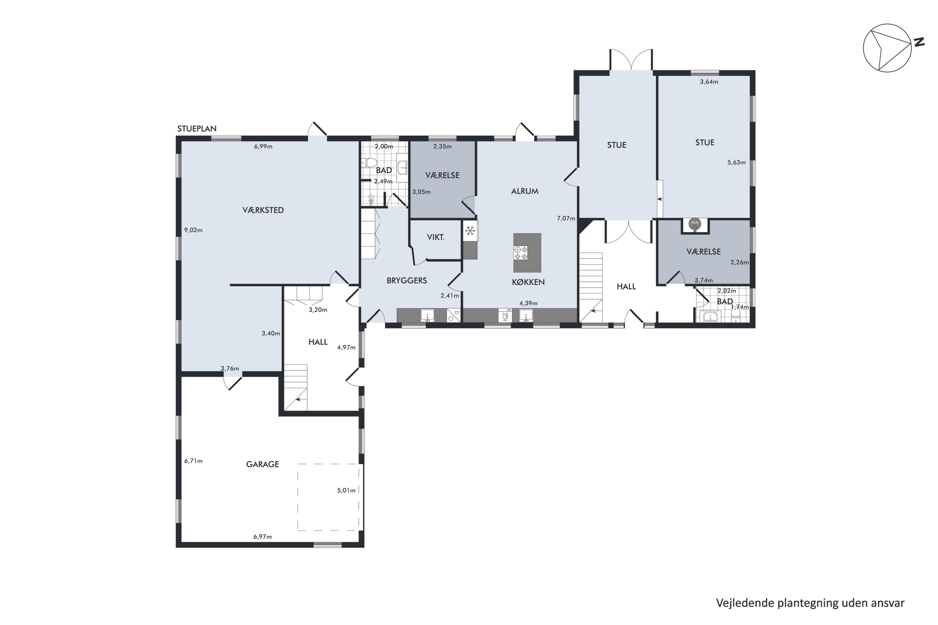 Plantegninger billede af Haderslevvej 91, 6760 Ribe