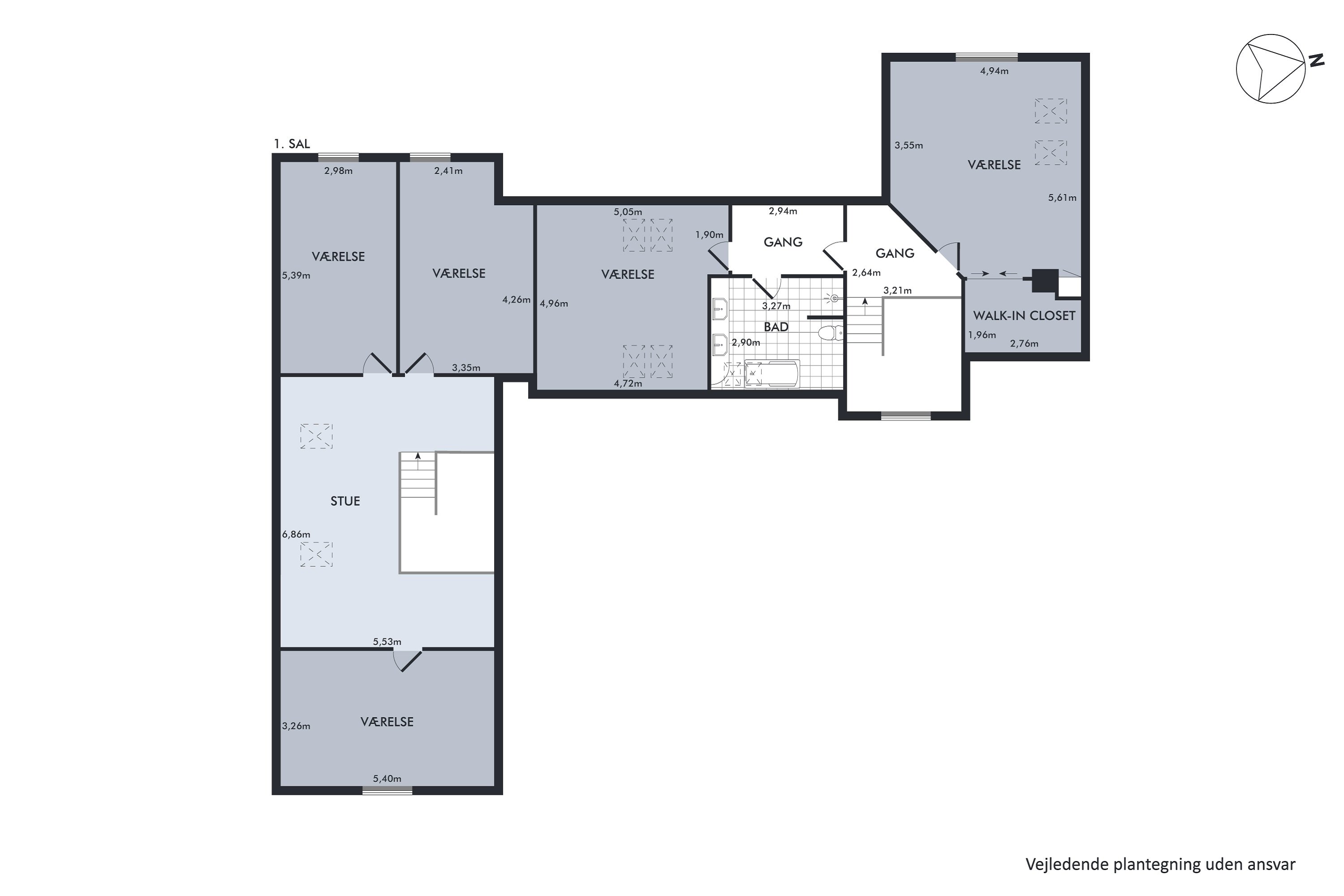 Plantegninger billede af Haderslevvej 91, 6760 Ribe