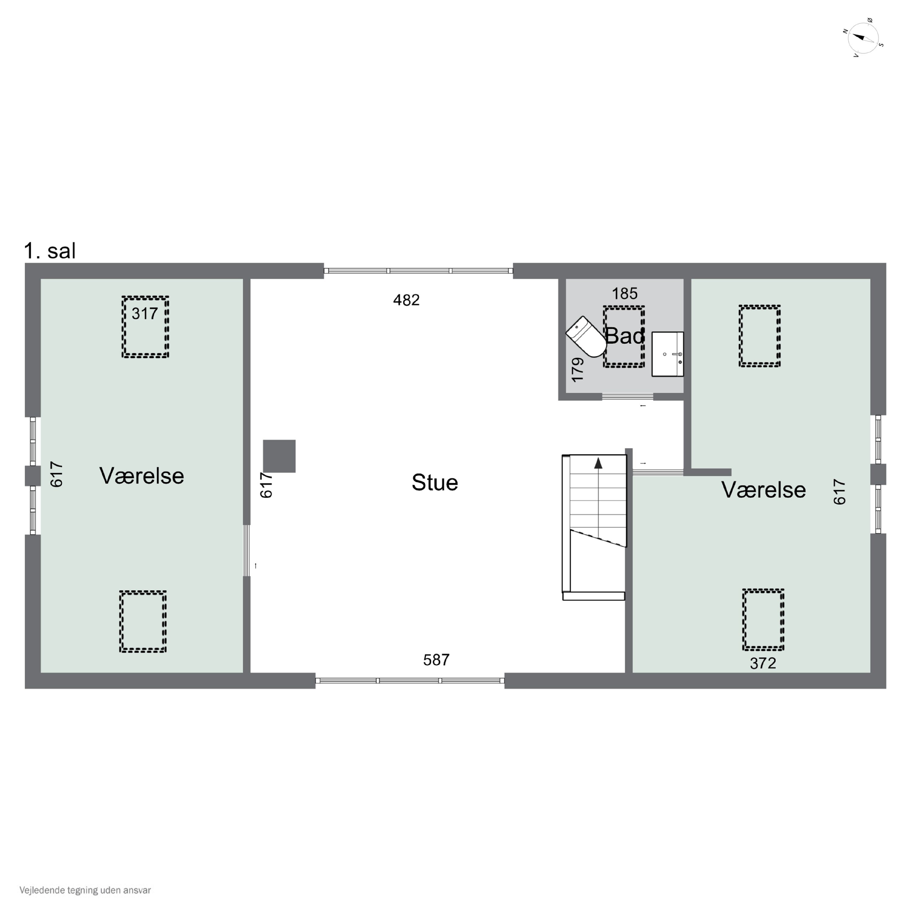 Plantegninger billede af Vesterhavsgade 154, Vorupør, 7700 Thisted