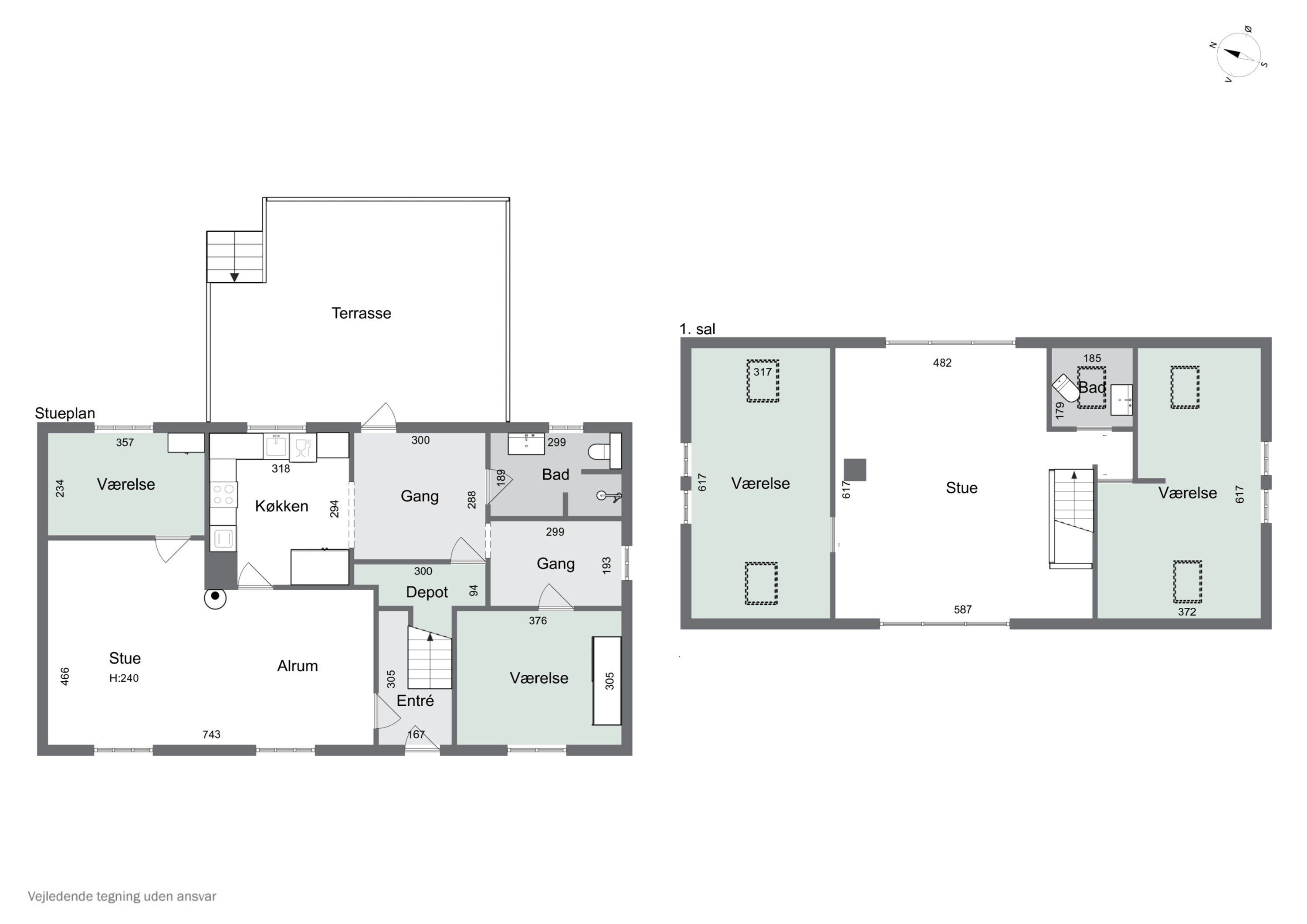 Plantegninger billede af Vesterhavsgade 154, Vorupør, 7700 Thisted