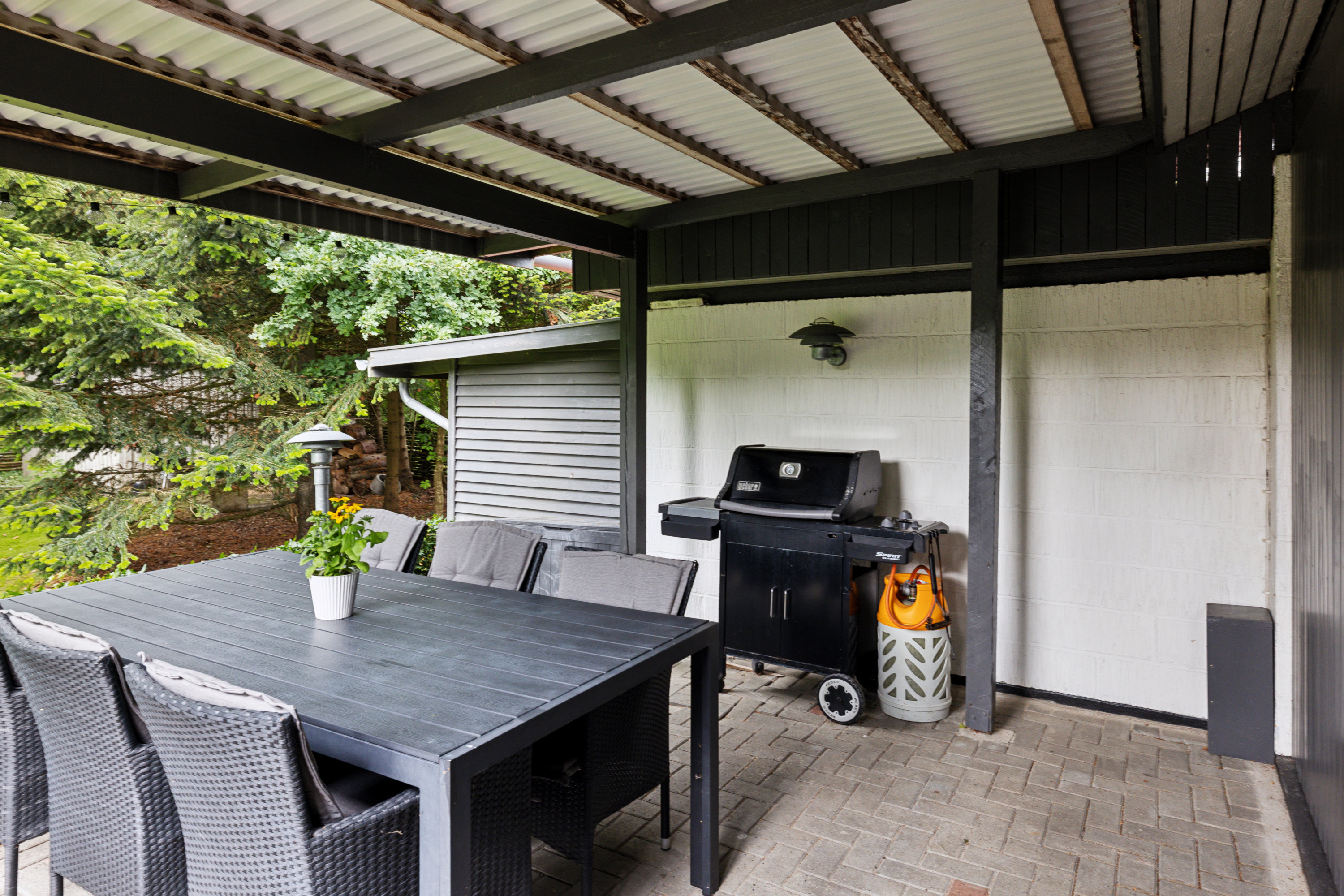 Fremhævet terrasse billede i fuldskærmstilstand. Billede af Egestien 4, Birgittelyst, 8800 Viborg