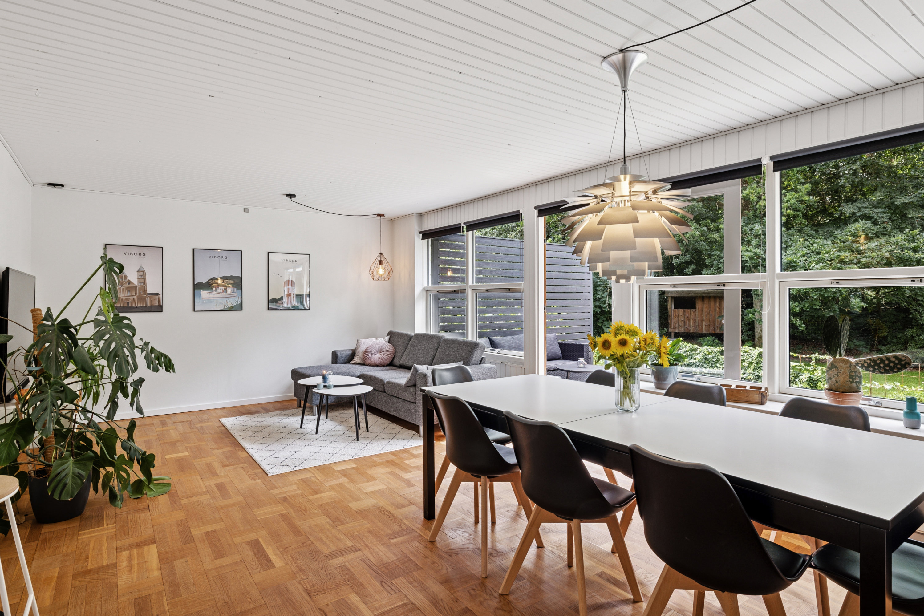 Fremhævet stue billede i fuldskærmstilstand. Billede af Egestien 4, Birgittelyst, 8800 Viborg