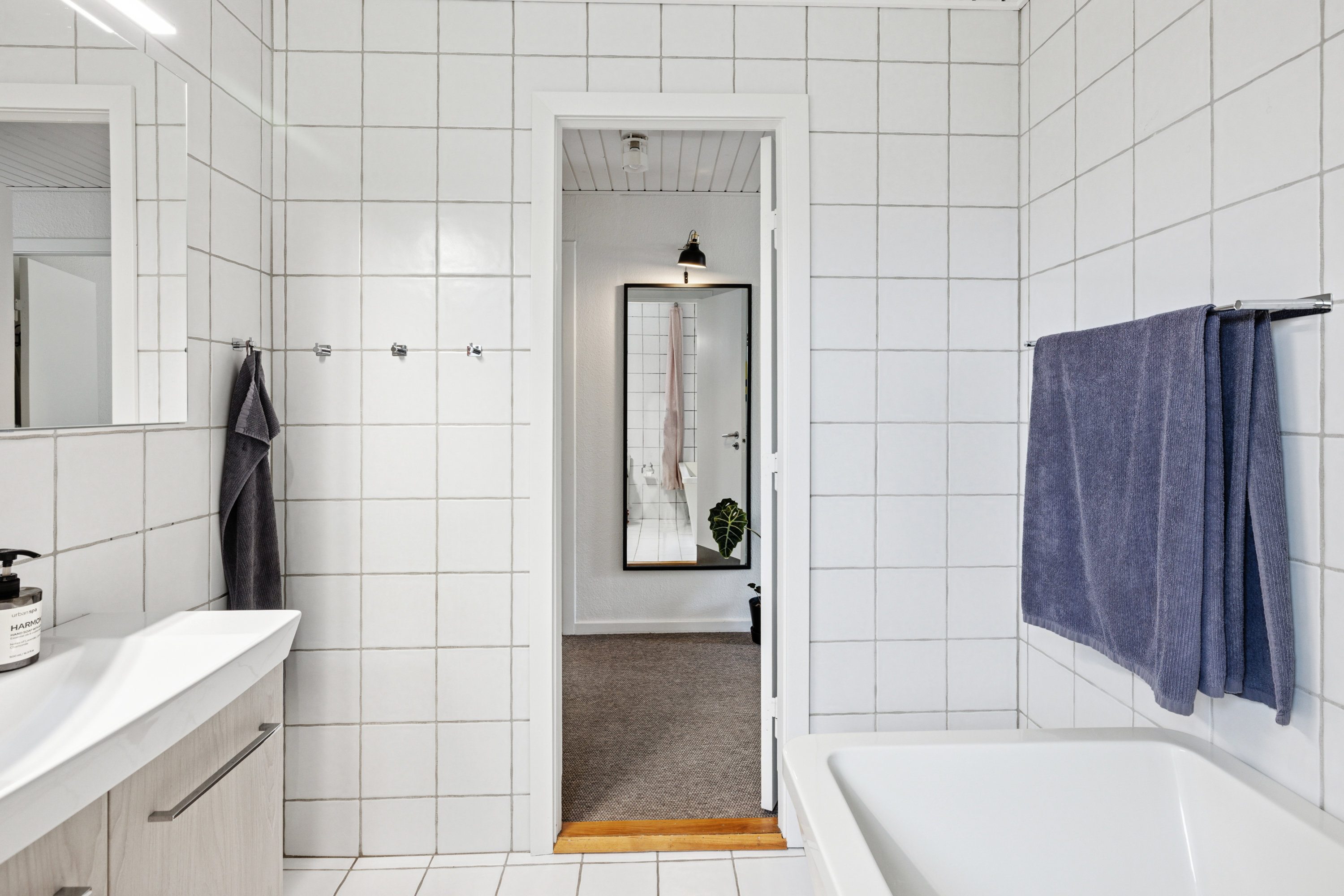 Fremhævet badeværelse billede i fuldskærmstilstand. Billede af Egestien 4, Birgittelyst, 8800 Viborg