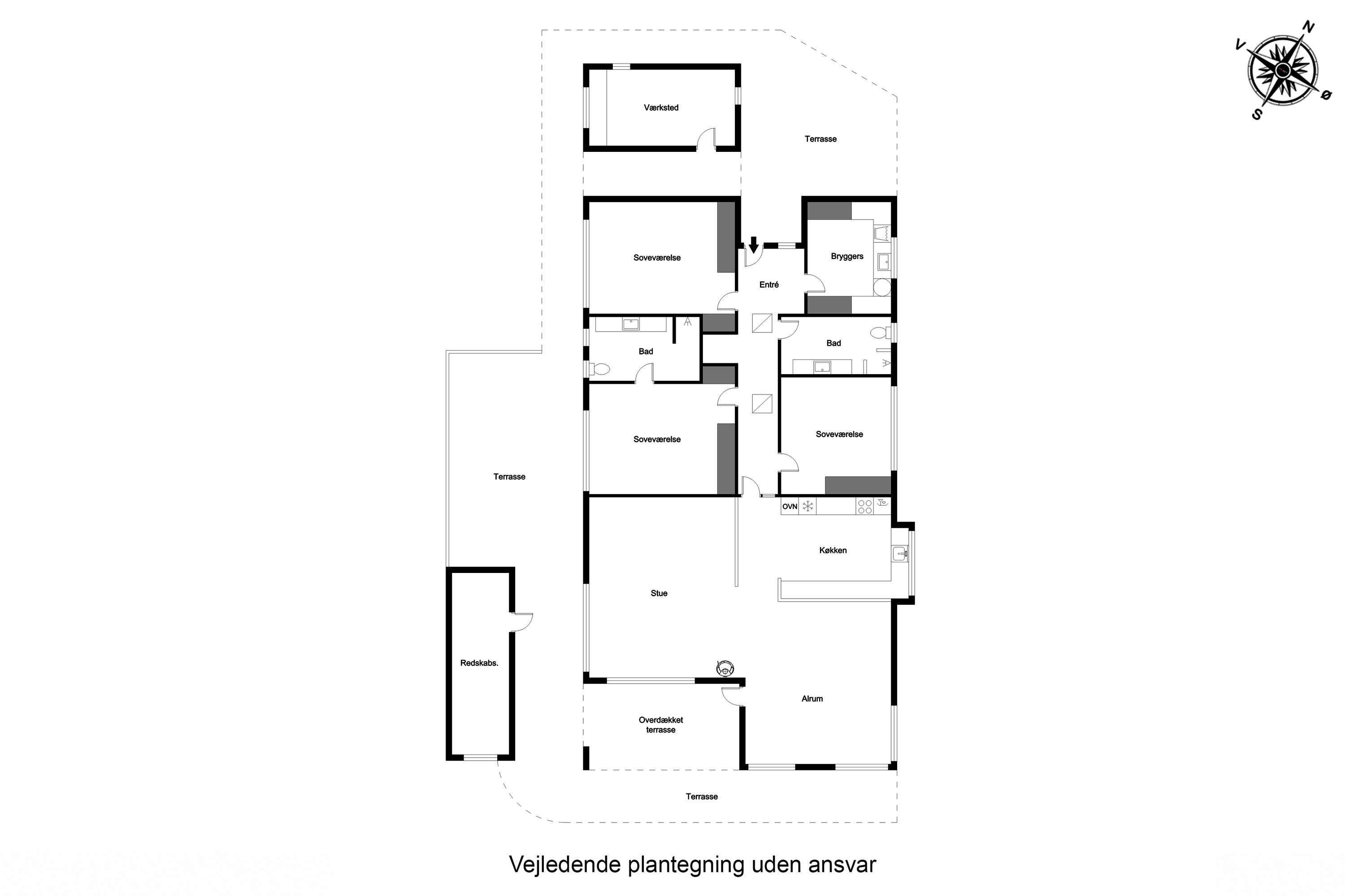 Plantegninger billede af Vester Engvej 5A, Rindby Strand, 6720 Fanø