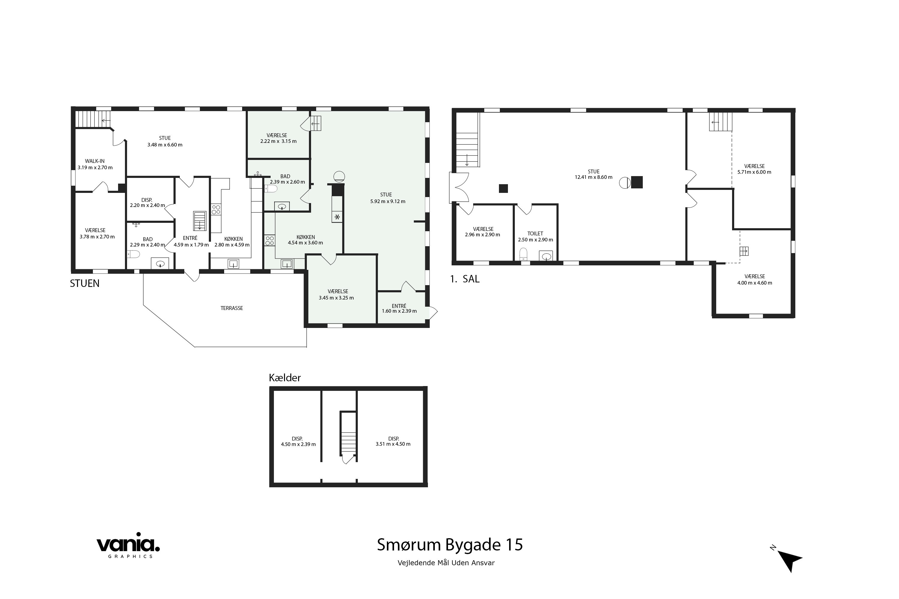 Plantegninger billede af Smørum Bygade 15, Smørumovre, 2765 Smørum
