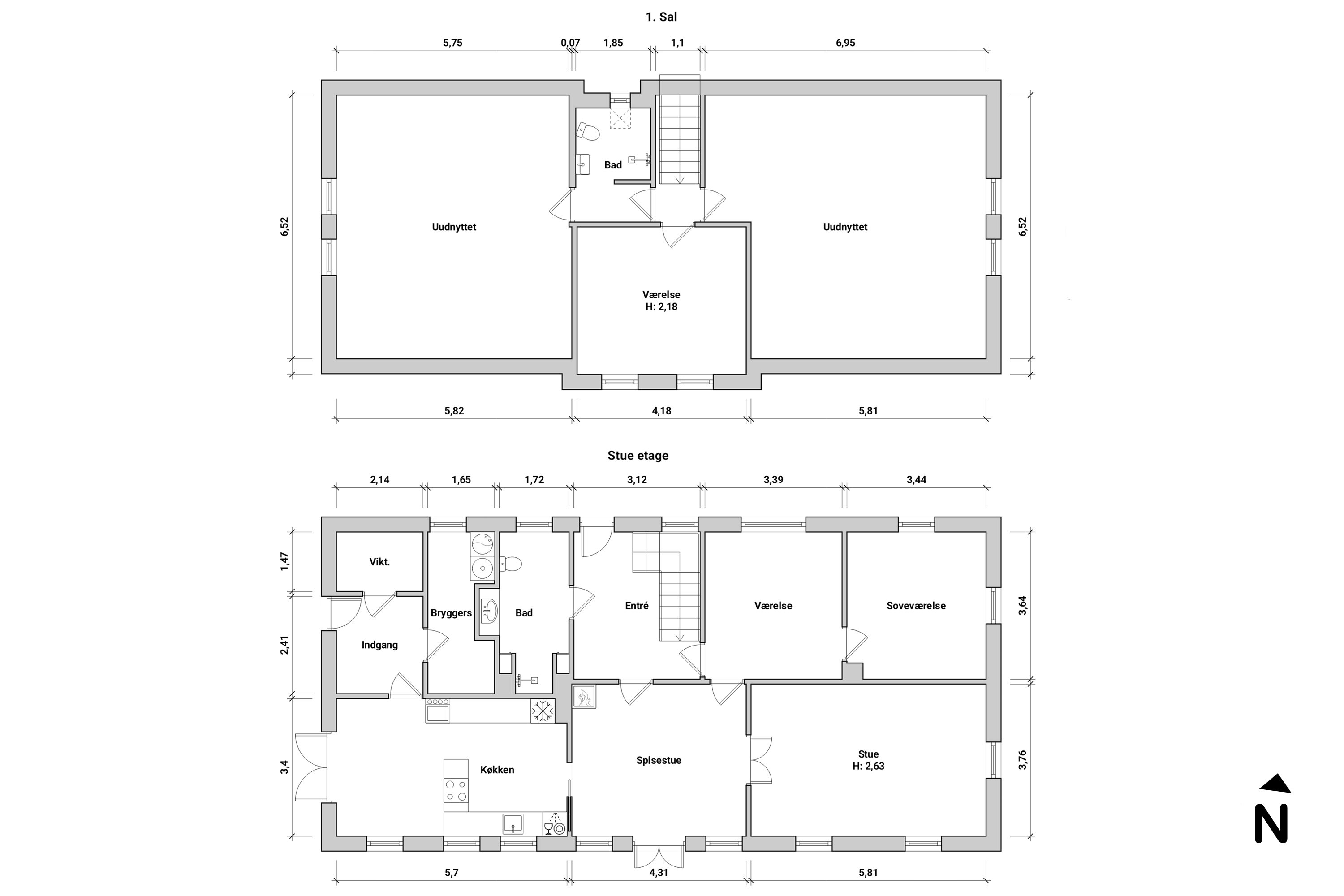 Plantegninger billede af Eriksdalsvej 10, Falkerslev, 4871 Horbelev