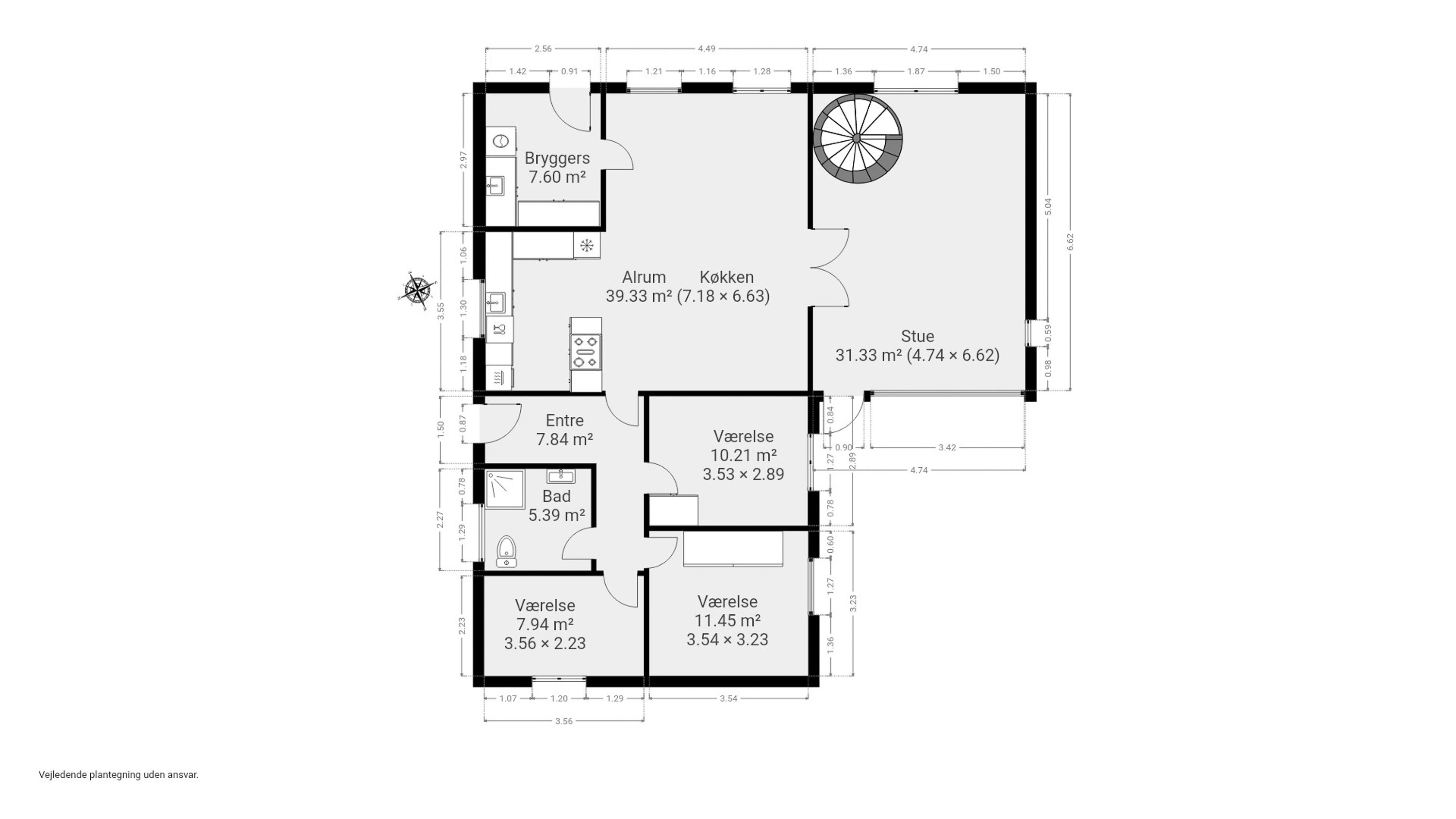 Plantegninger billede af Tygsbjergvej 3, Horne, 5600 Faaborg