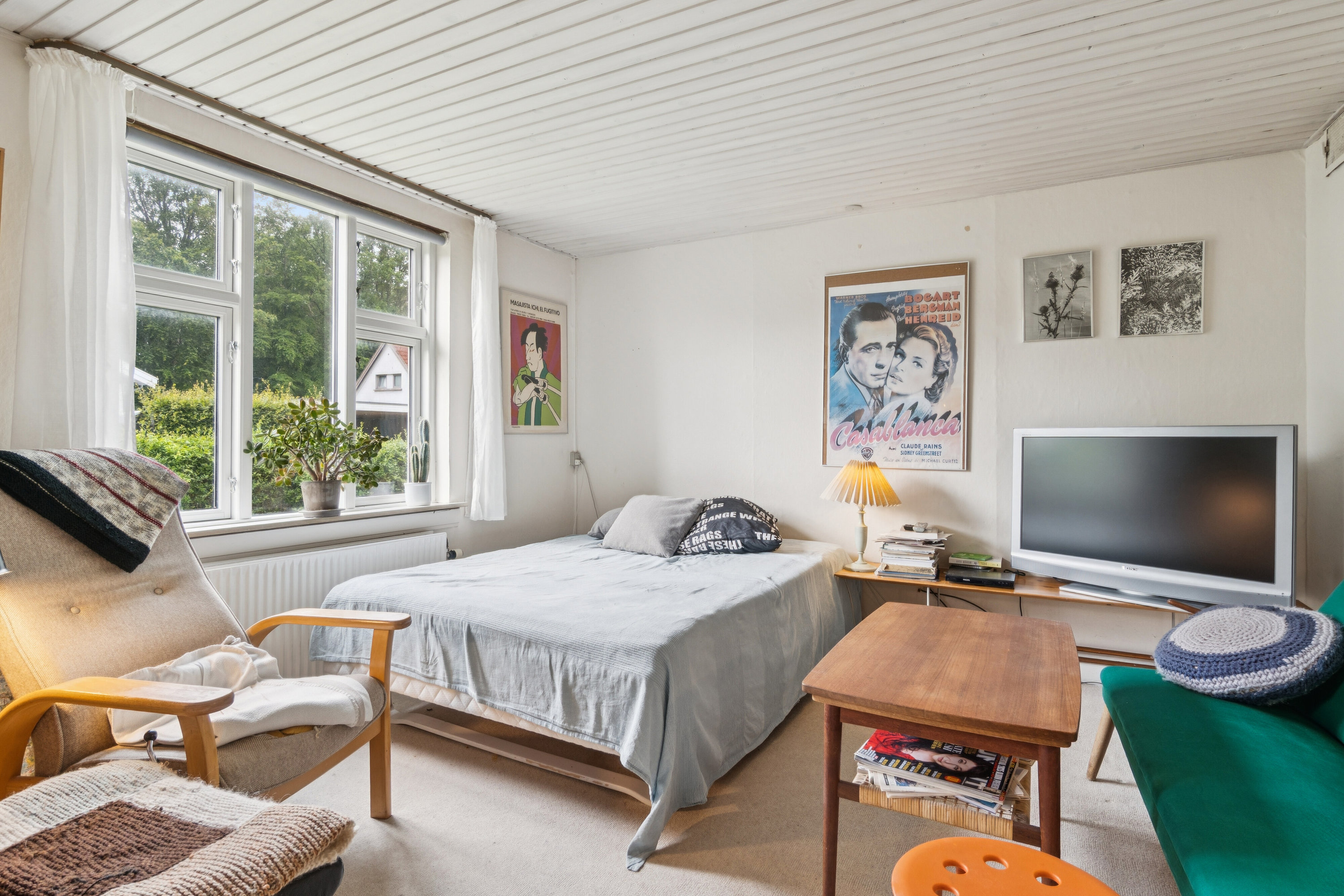 Fremhævet soveværelse billede i fuldskærmstilstand. Billede af Kissendrupvej 1B, Brandskov, 4654 Faxe Ladeplads