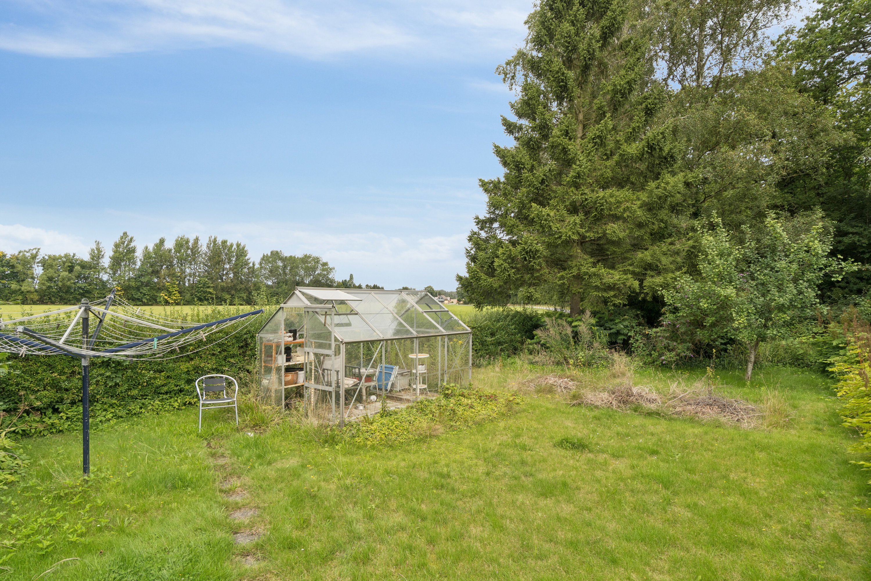 Fremhævet set fra haven billede i fuldskærmstilstand. Billede af Kissendrupvej 1B, Brandskov, 4654 Faxe Ladeplads