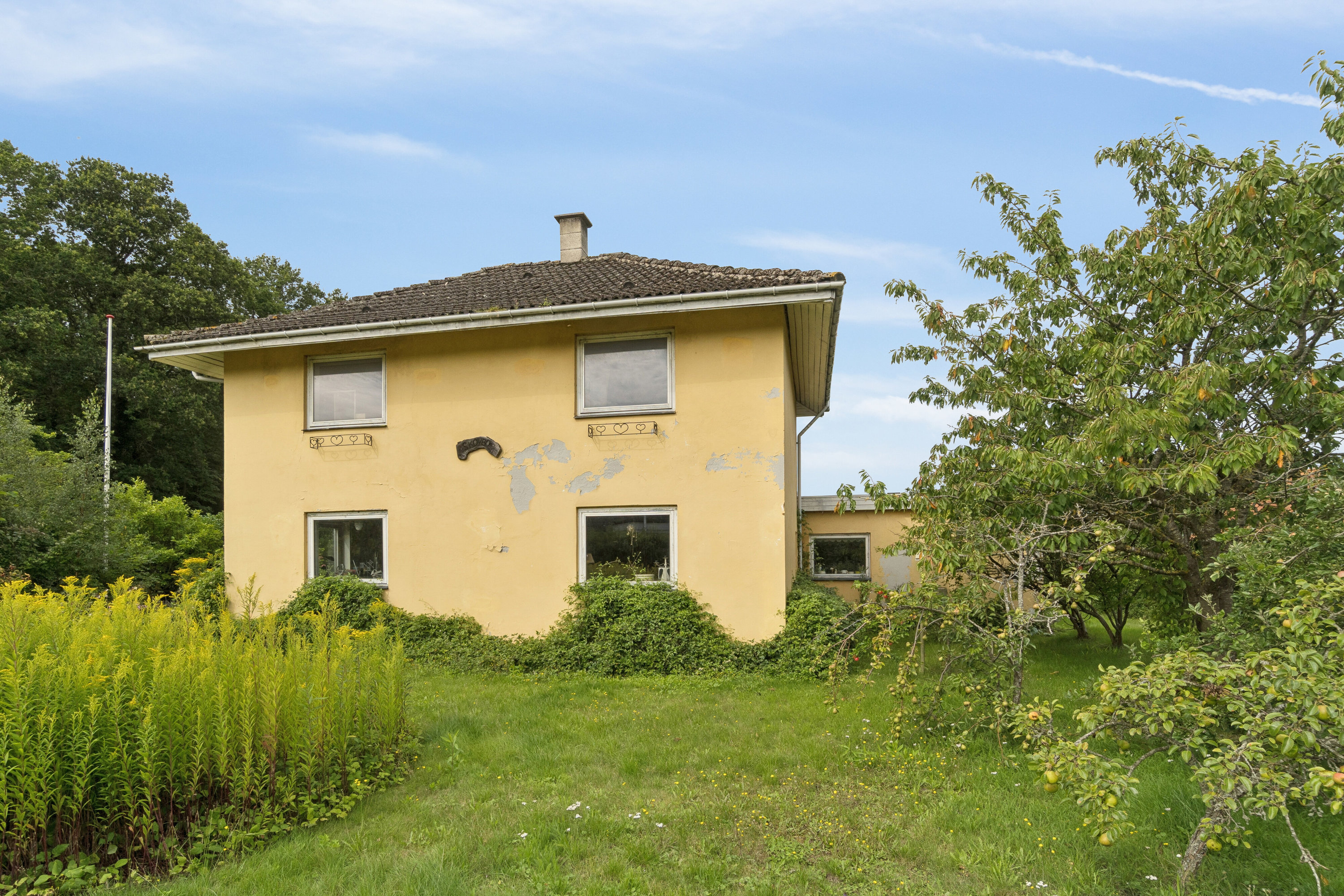 Fremhævet set fra haven billede i fuldskærmstilstand. Billede af Faxevej 38, 4654 Faxe Ladeplads