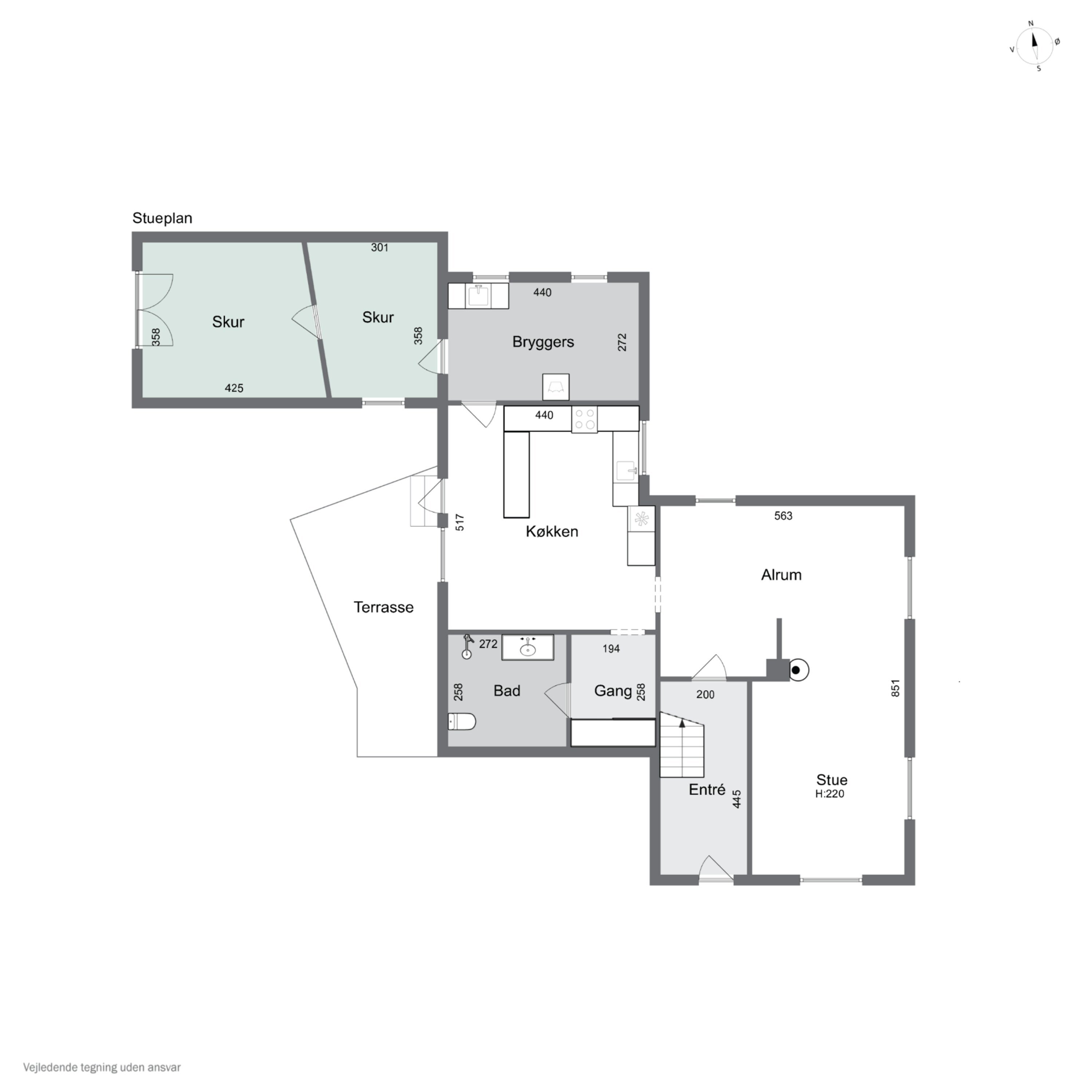 Plantegninger billede af Faxevej 38, 4654 Faxe Ladeplads
