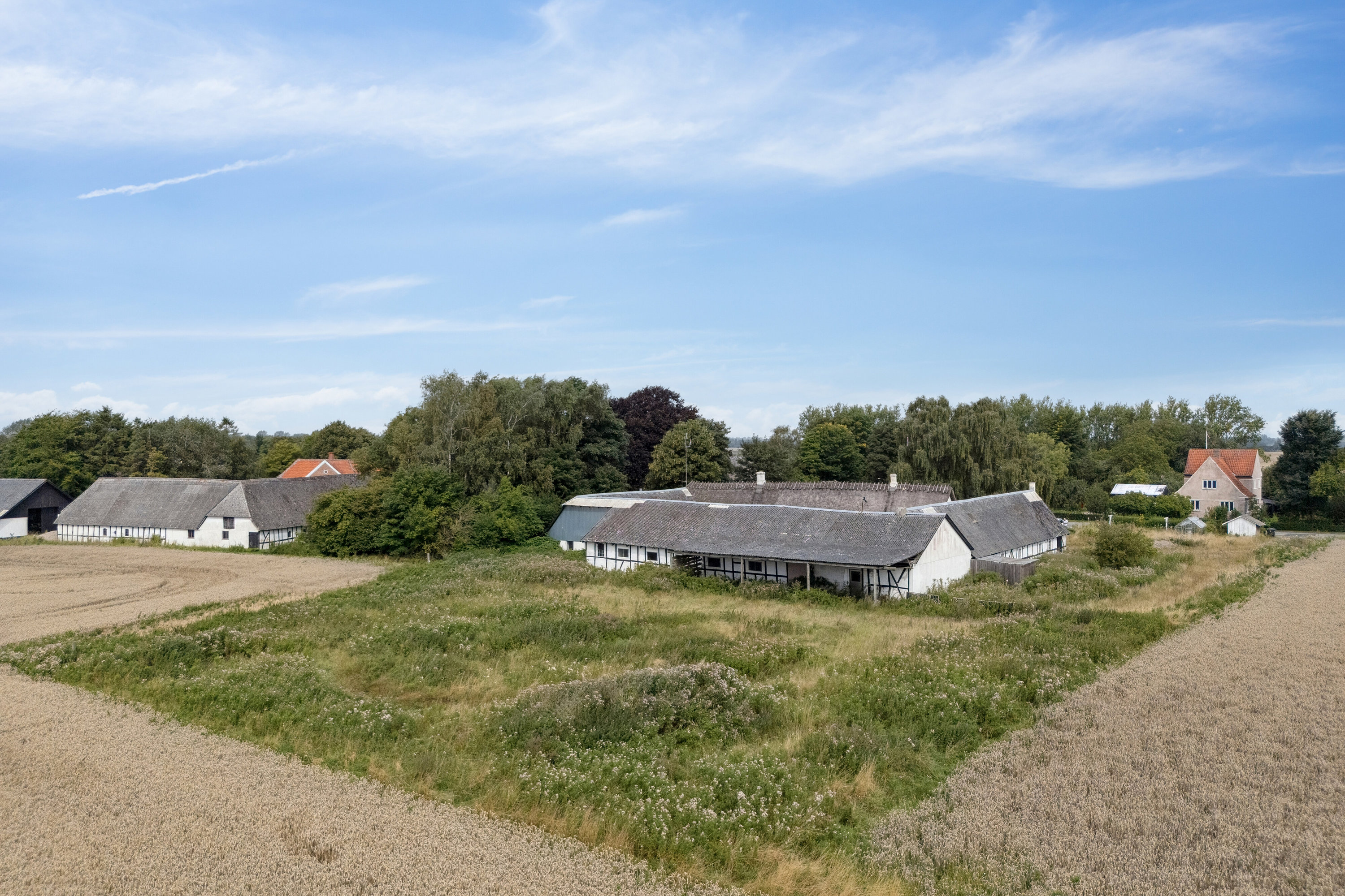 Fremhævet set fra haven billede i fuldskærmstilstand. Billede af Odensevej 307, Ladby, 5300 Kerteminde