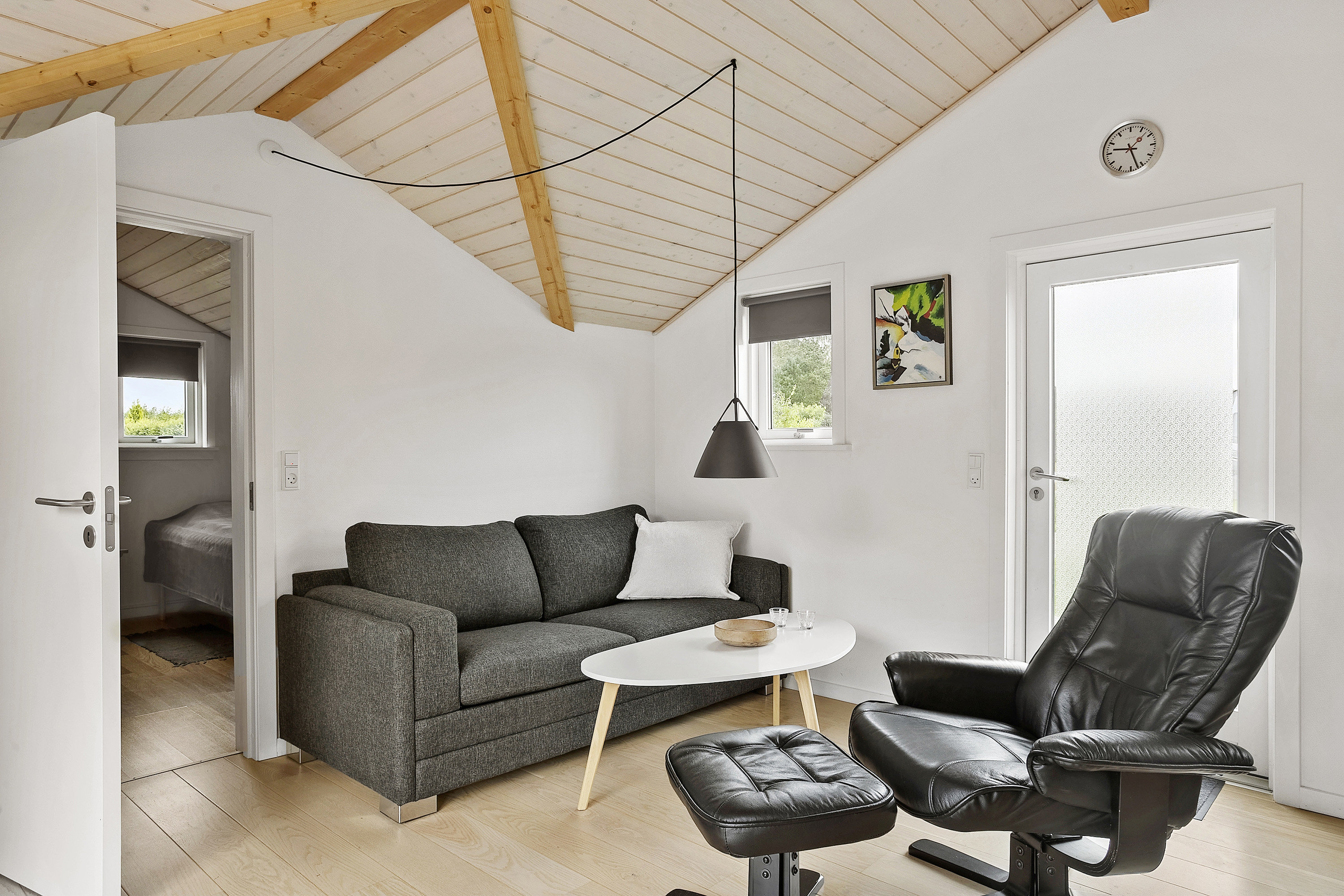 Fremhævet stue billede i fuldskærmstilstand. Billede af Torpet 131, 6682 Hovborg