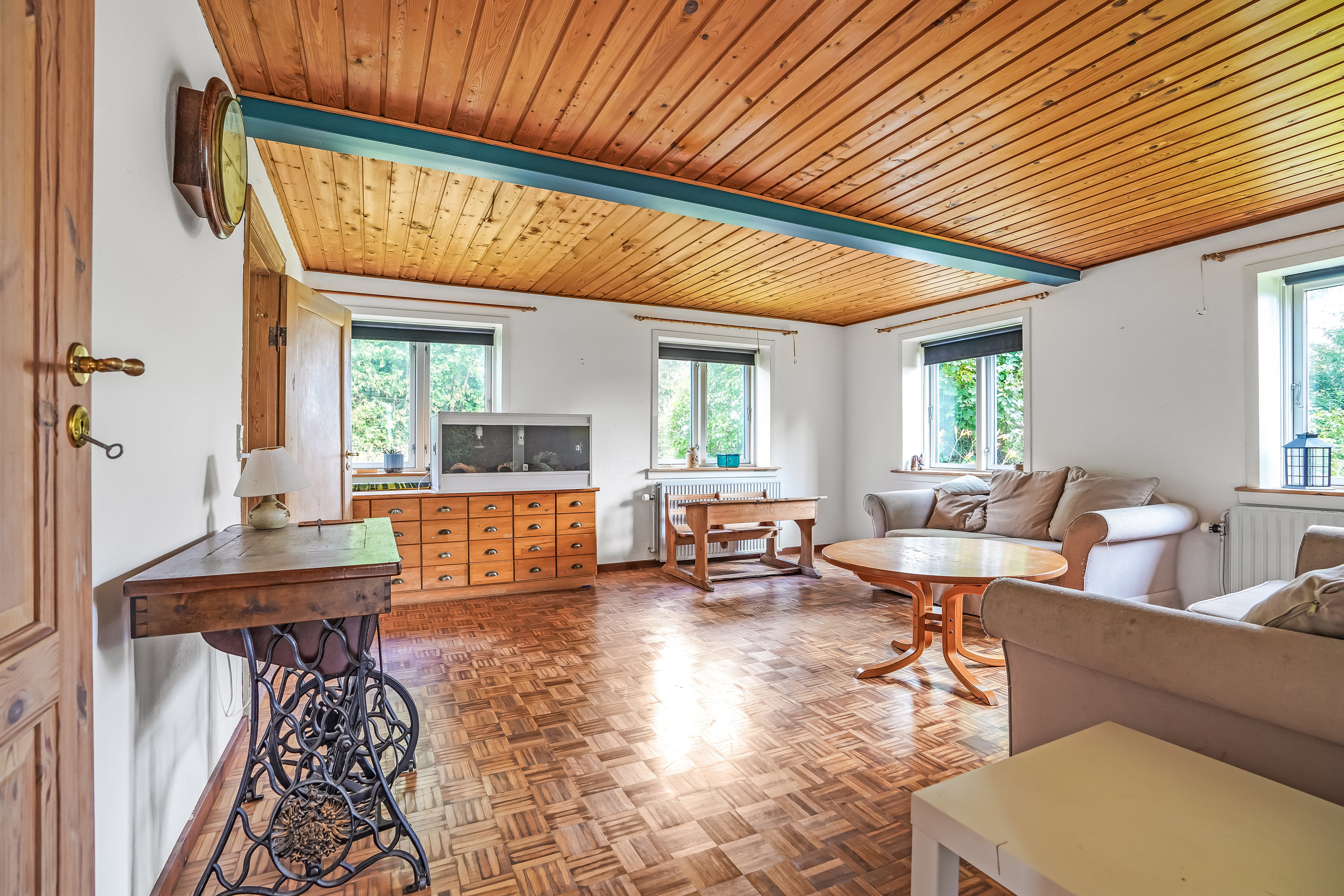 Fremhævet stue billede i fuldskærmstilstand. Billede af Ildvedvej 73, Ildved, 7300 Jelling