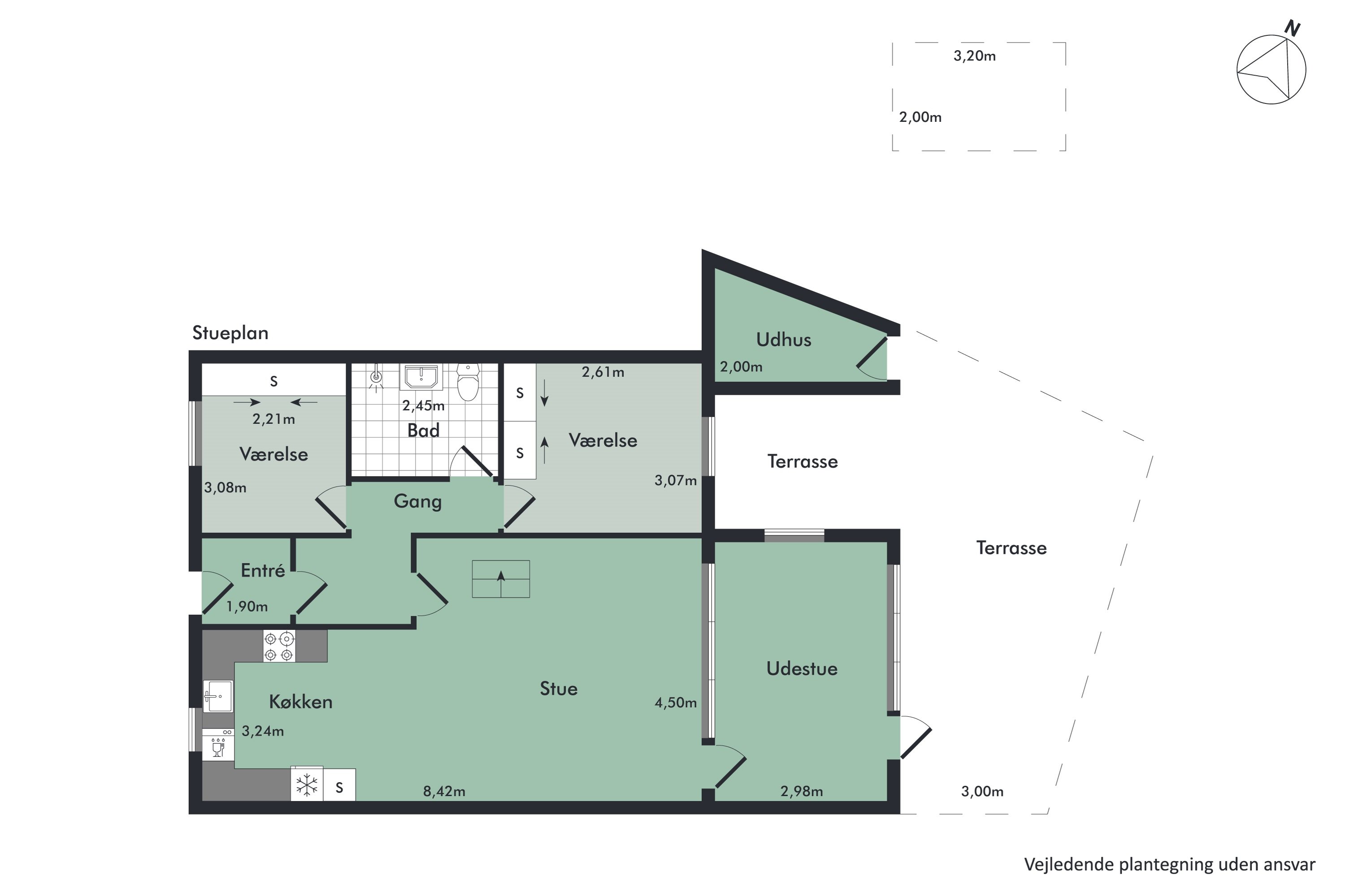 Plantegninger billede af Ellebæk 22, 9400 Nørresundby