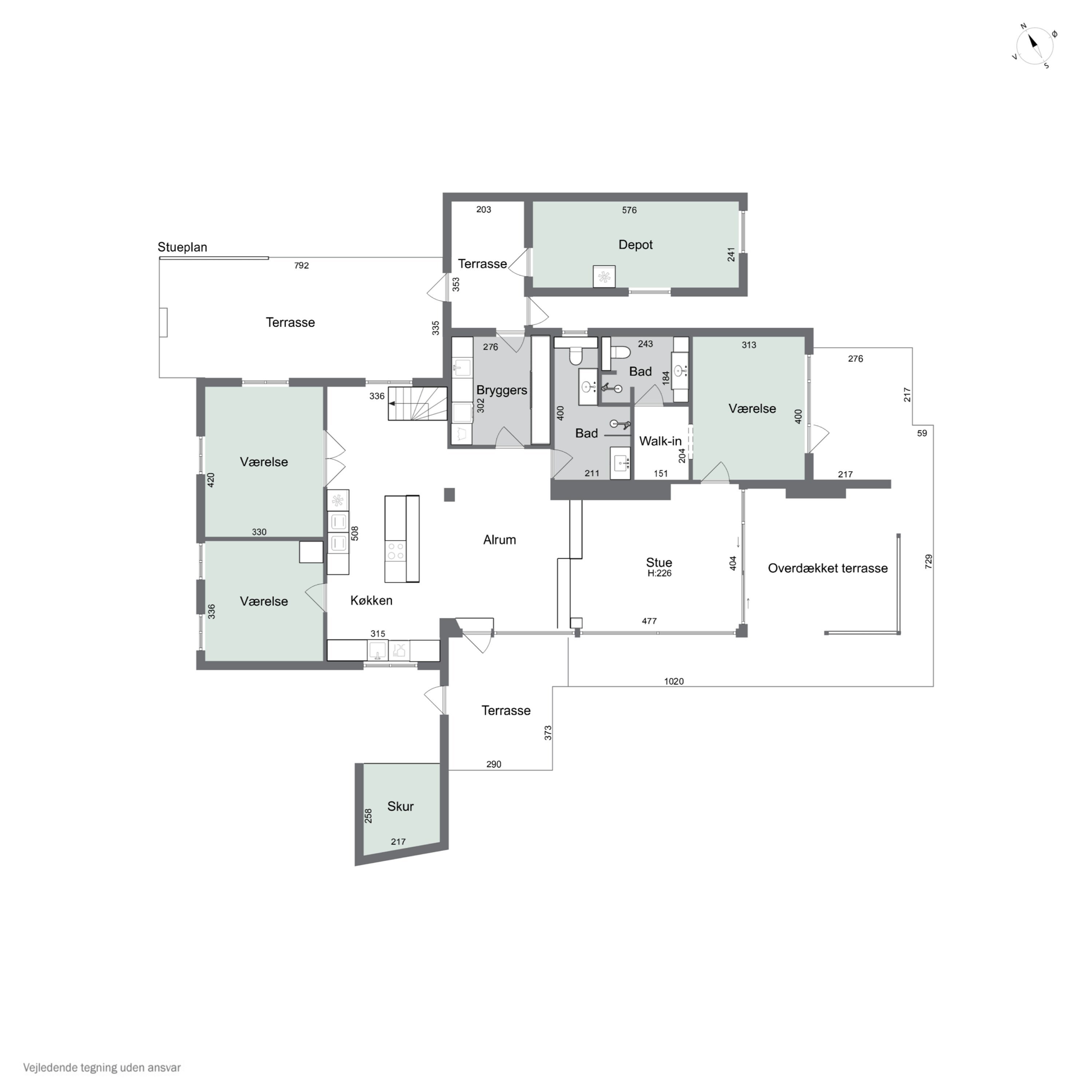 Plantegninger billede af Kystvej 27, Lundeborg, 5874 Hesselager