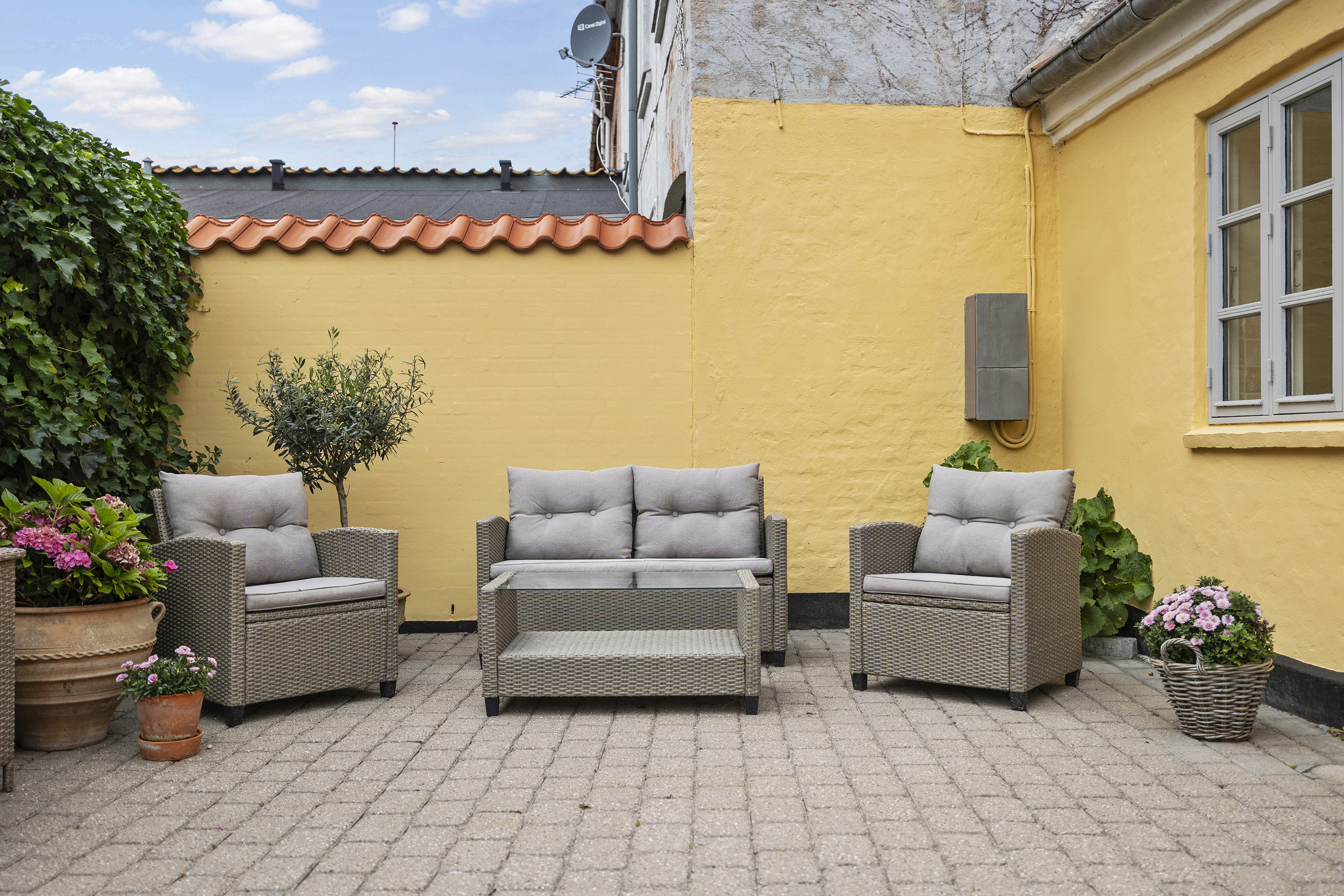 Fremhævet terrasse billede i fuldskærmstilstand. Billede af Algade 7, 4220 Korsør