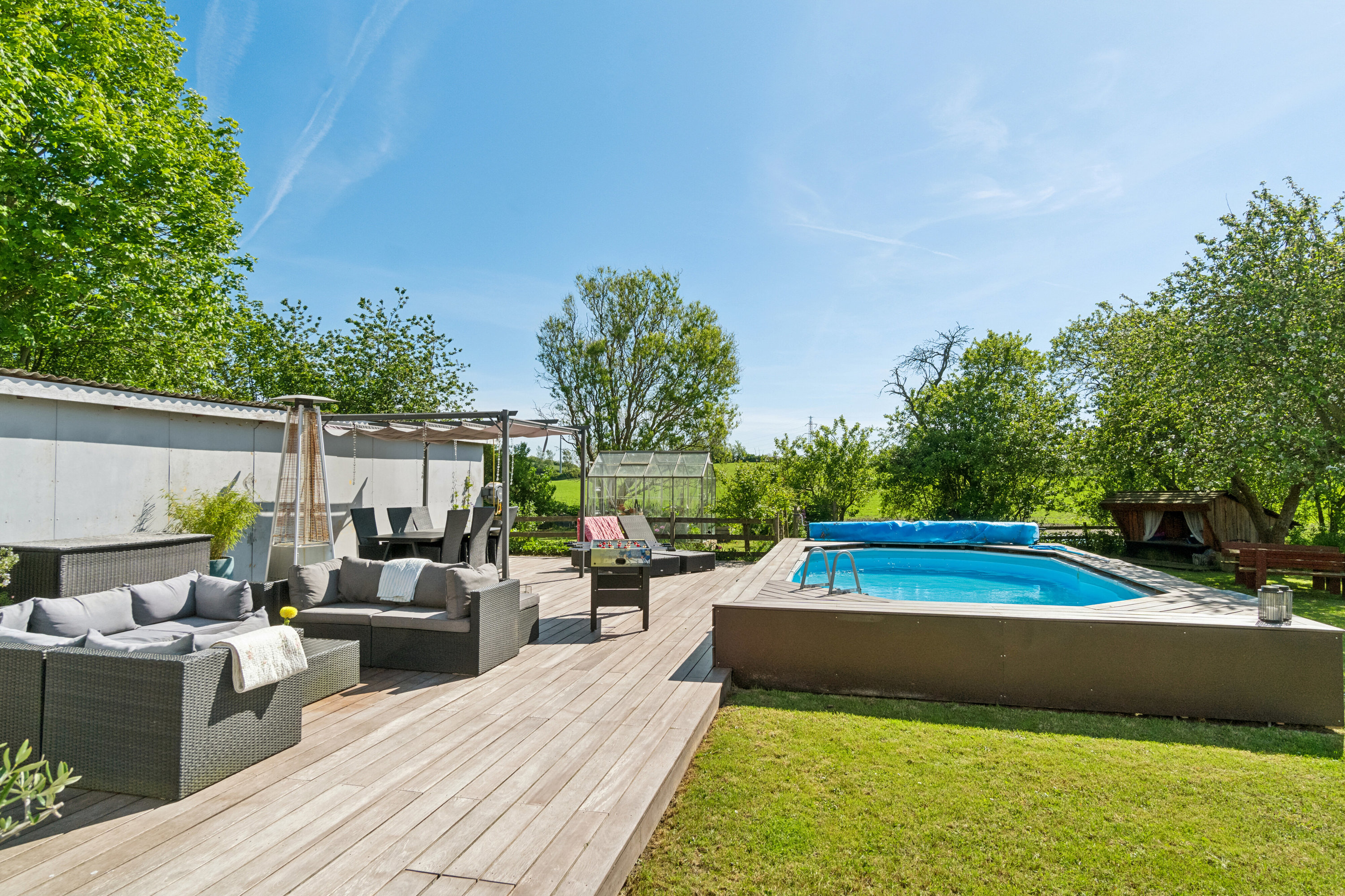 Fremhævet udendørs billede i fuldskærmstilstand. Billede af Aldersrovej 8, Værslev, 4400 Kalundborg