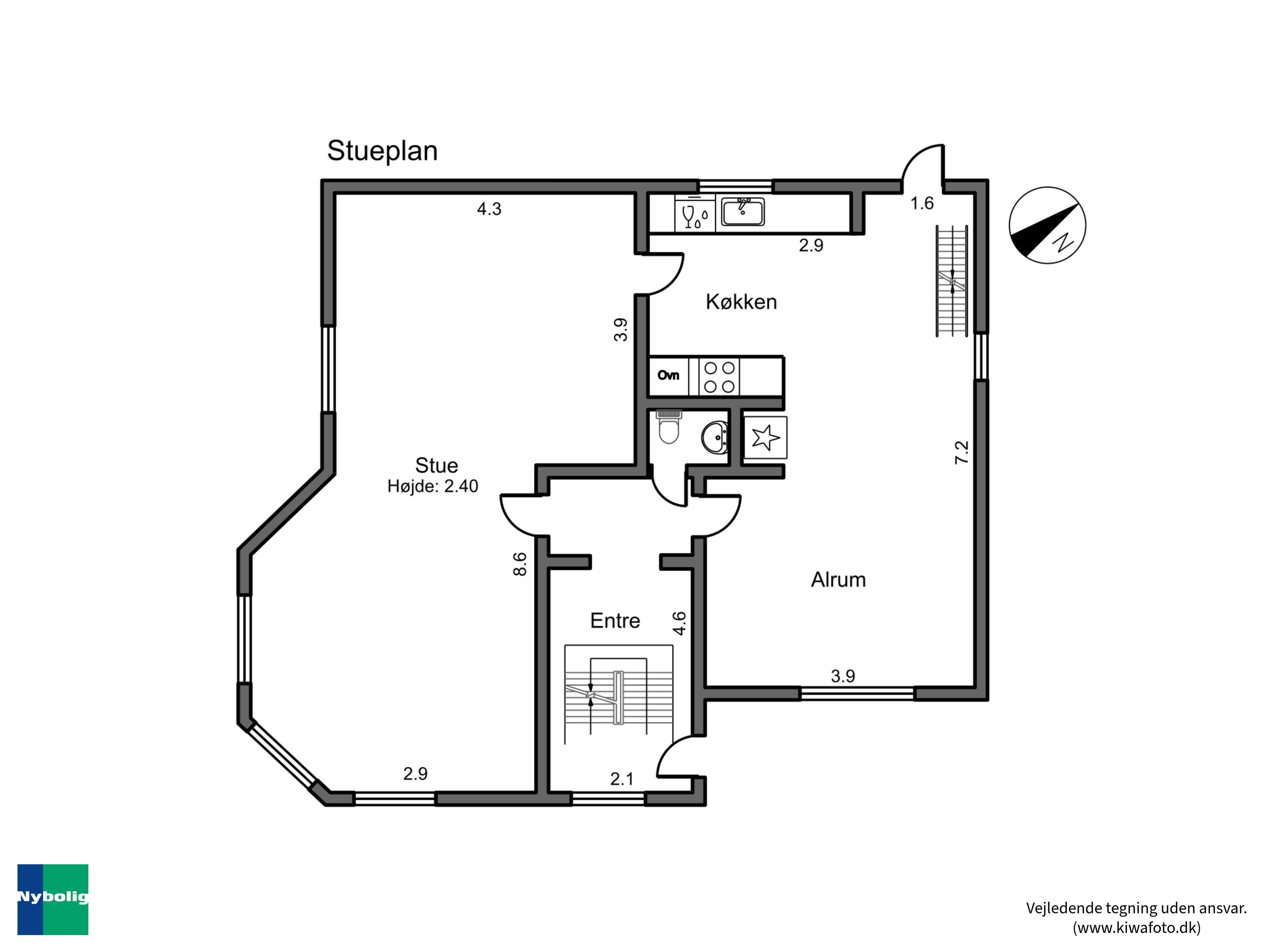 Plantegninger billede af Refshalevej 36, 4930 Maribo