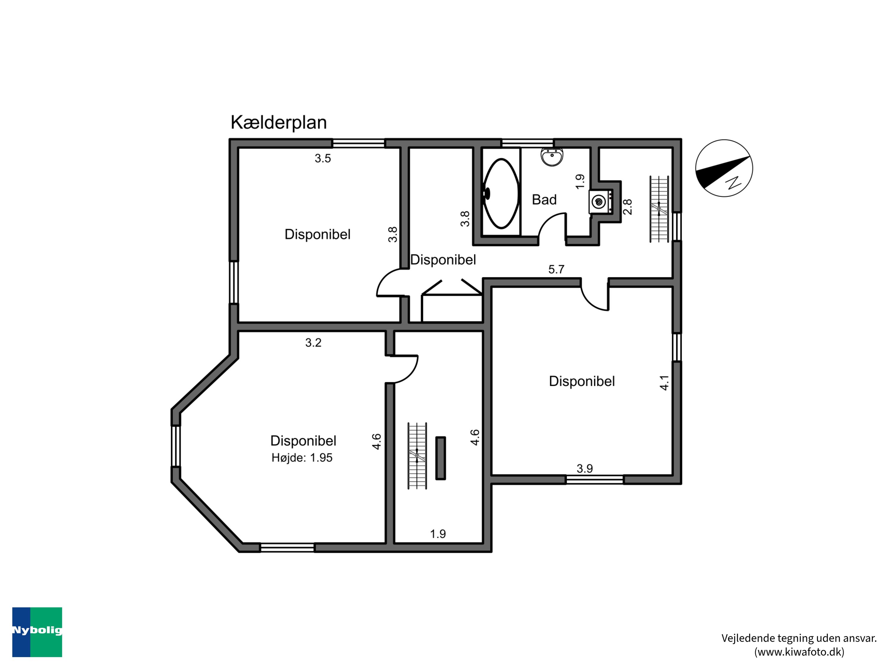 Plantegninger billede af Refshalevej 36, 4930 Maribo