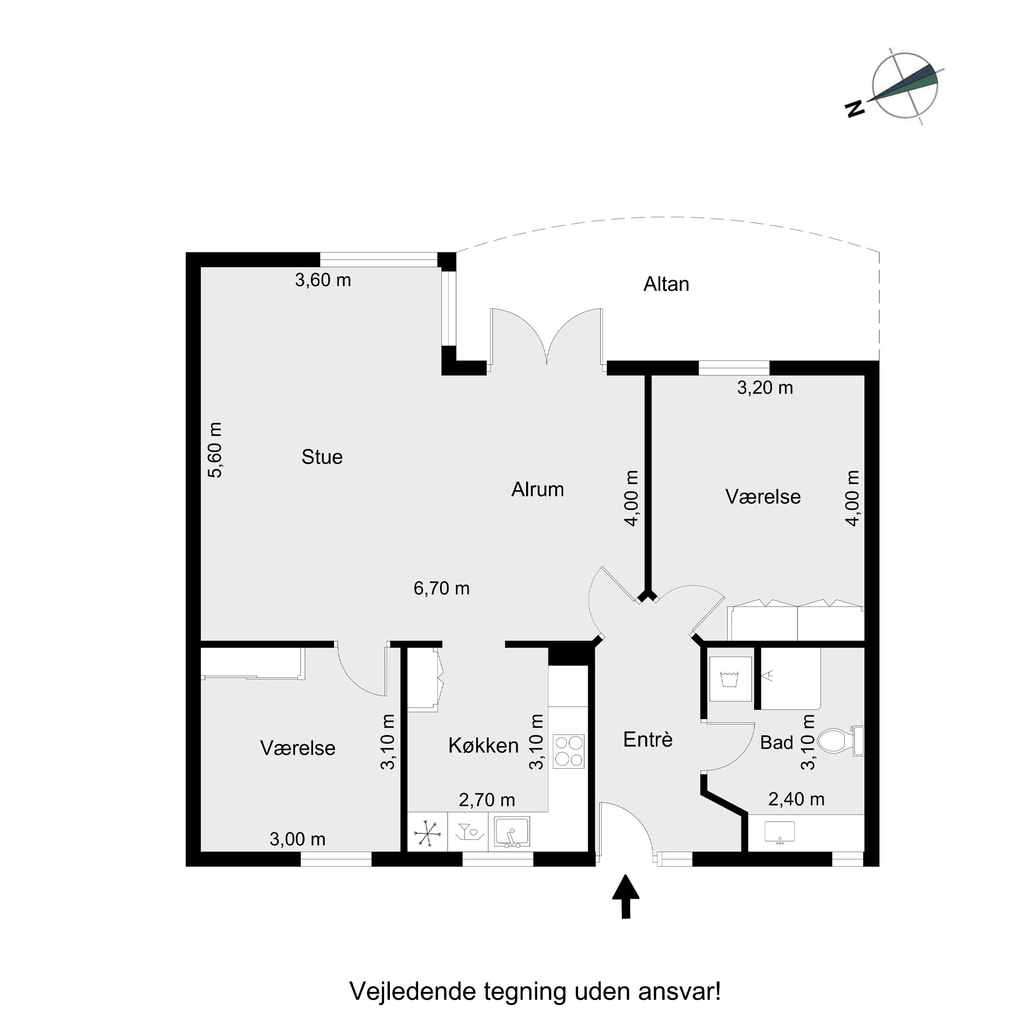 Plantegninger billede af Lillesøvej 21, 1. 6., 8660 Skanderborg