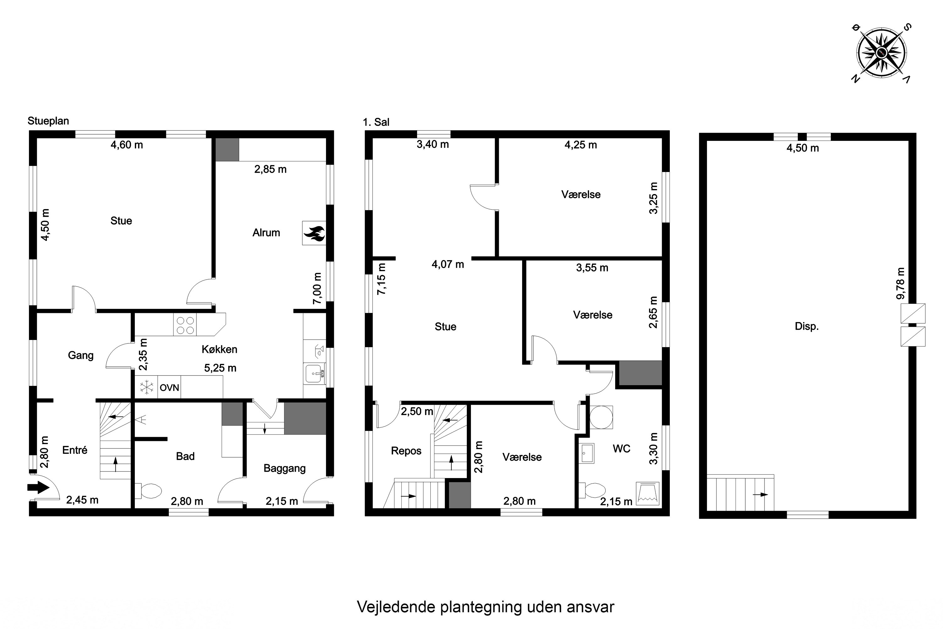 Plantegninger billede af Ildvedvej 73, Ildved, 7300 Jelling