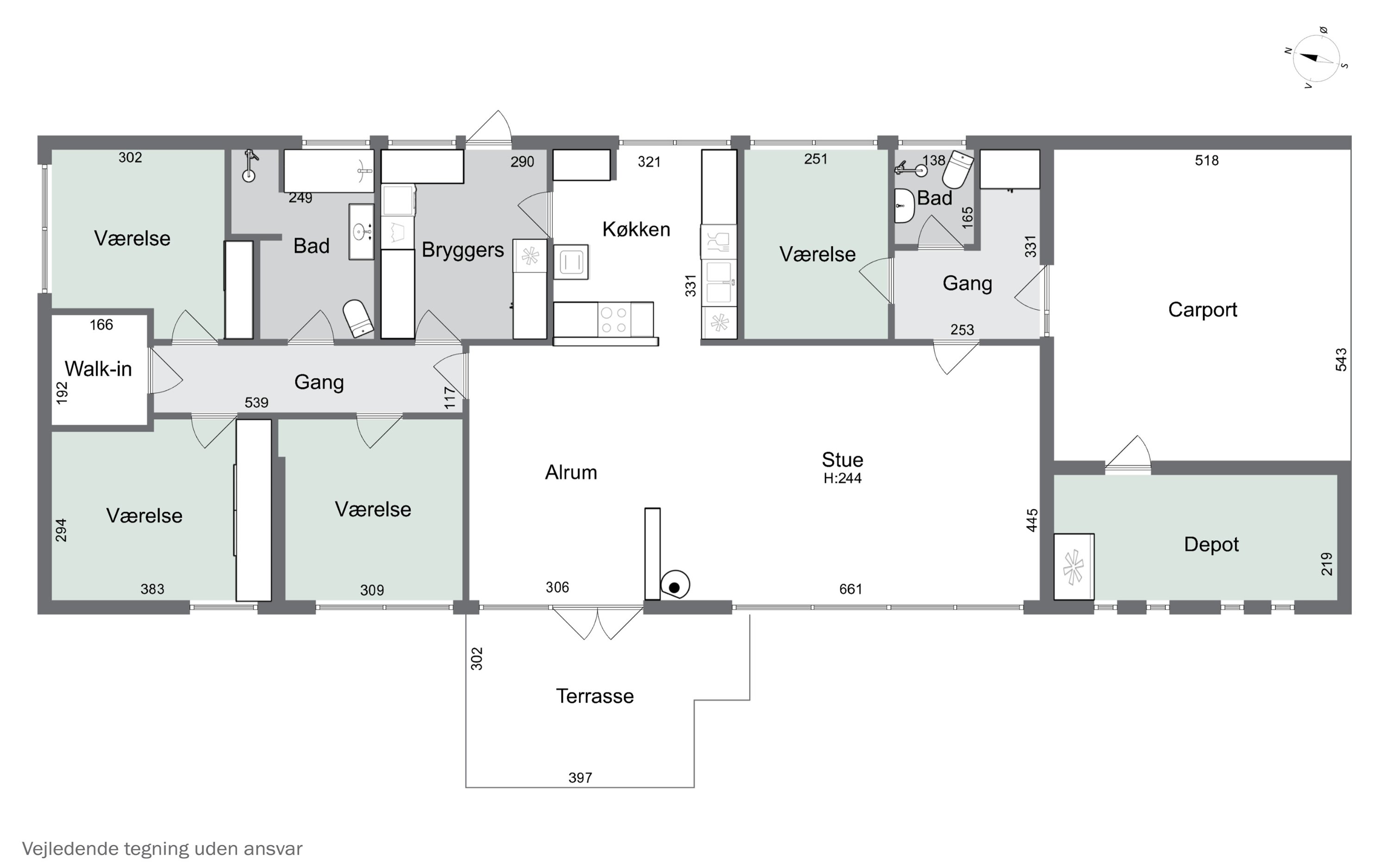 Plantegninger billede af Bukketornvej 36, Maglehøj, 3300 Frederiksværk