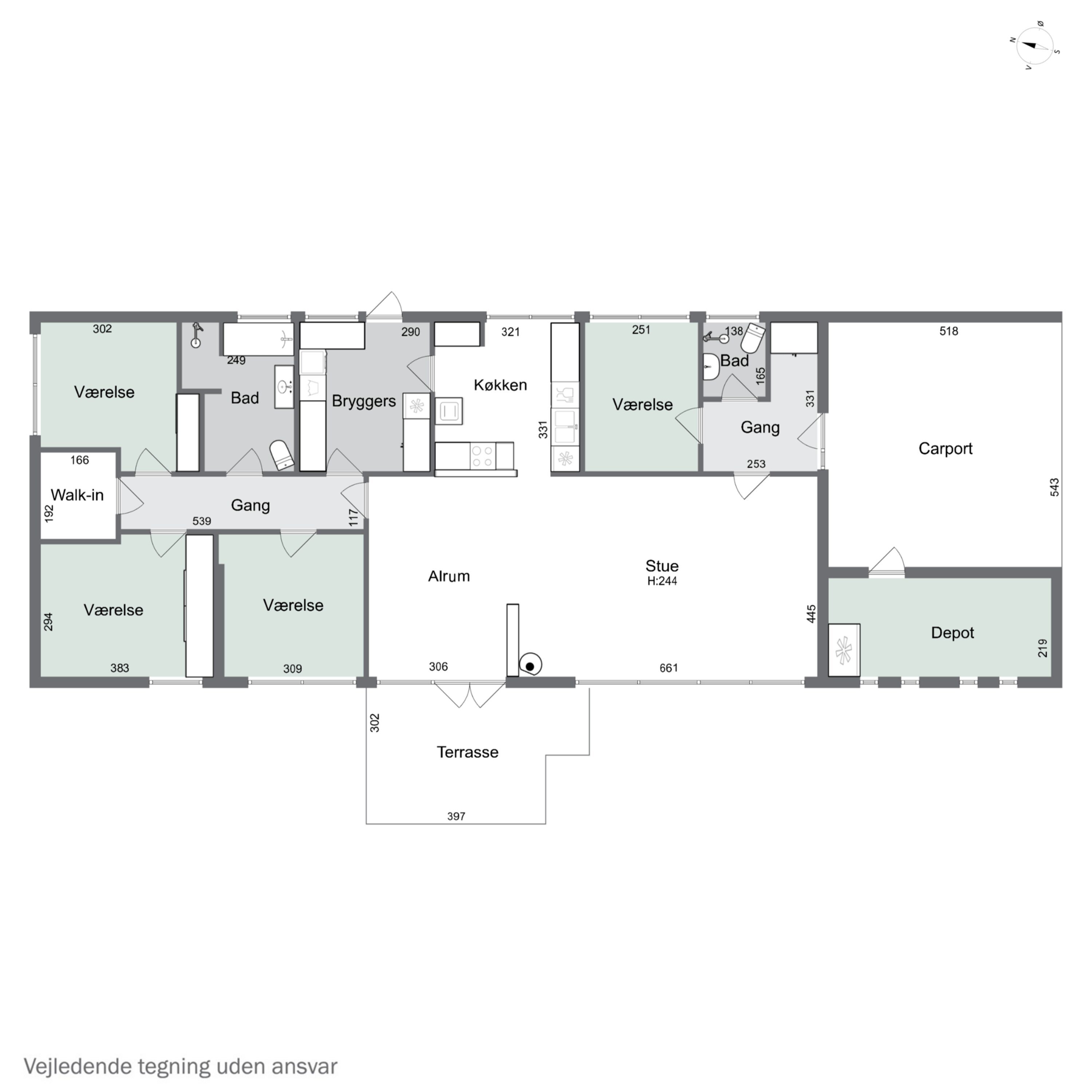 Plantegninger billede af Bukketornvej 36, Maglehøj, 3300 Frederiksværk